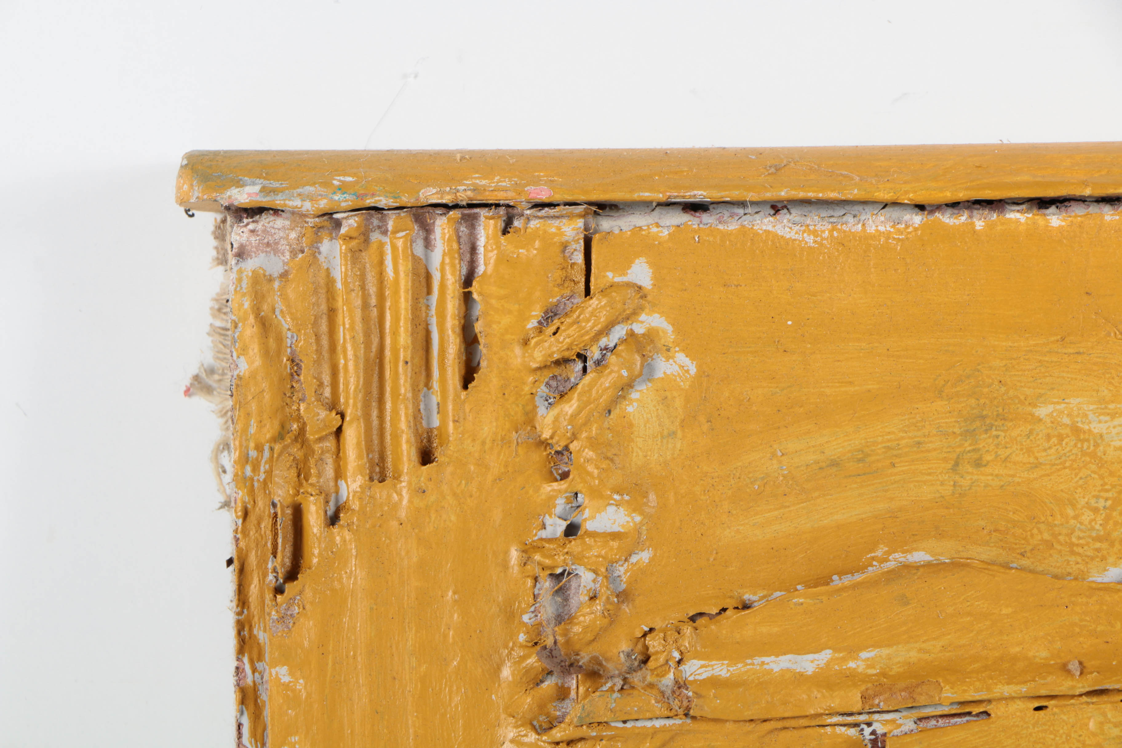 Ronald Ahlström Abstract Mixed Media Collage on Canvas