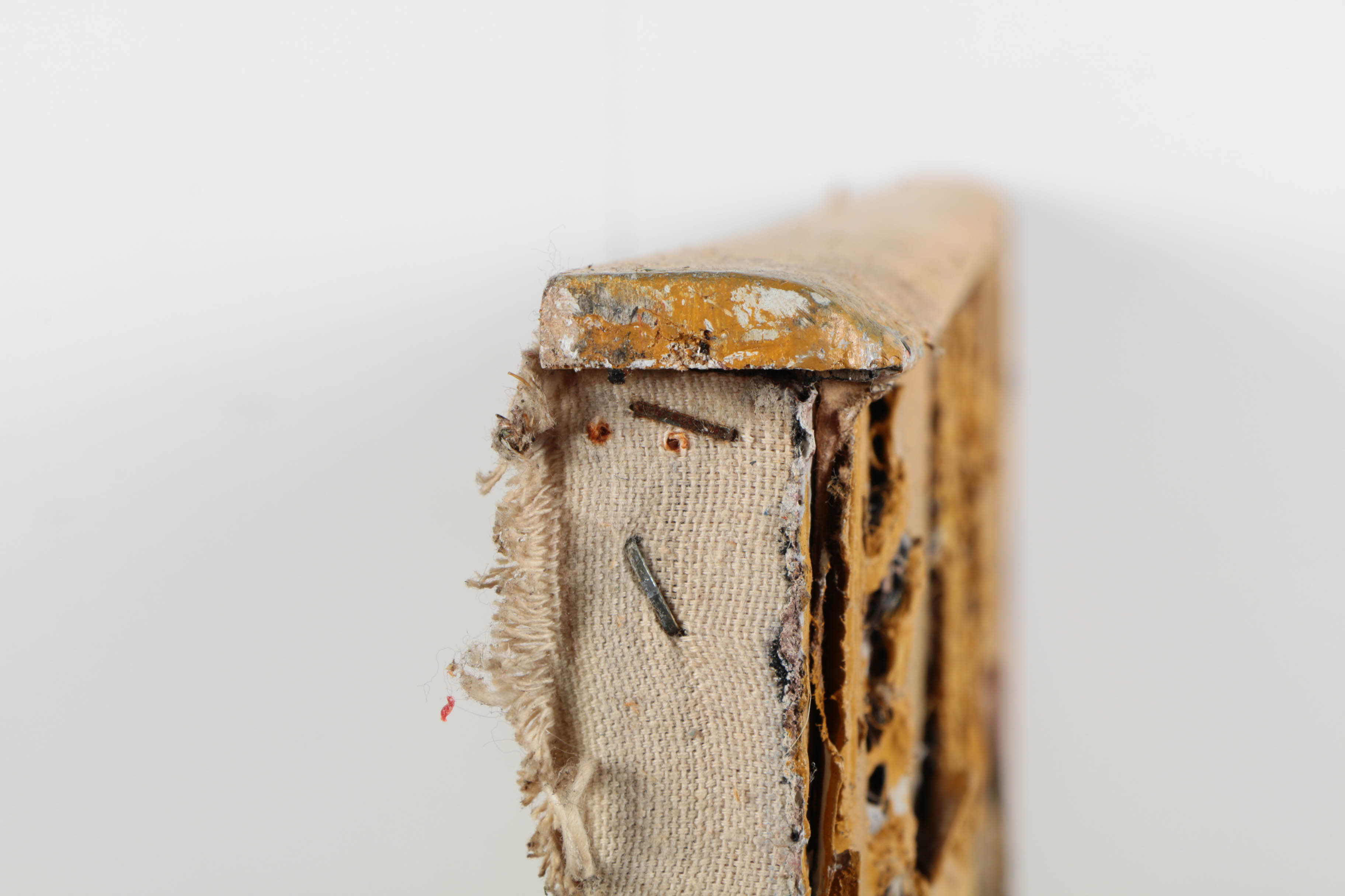 Ronald Ahlström Abstract Mixed Media Collage on Canvas