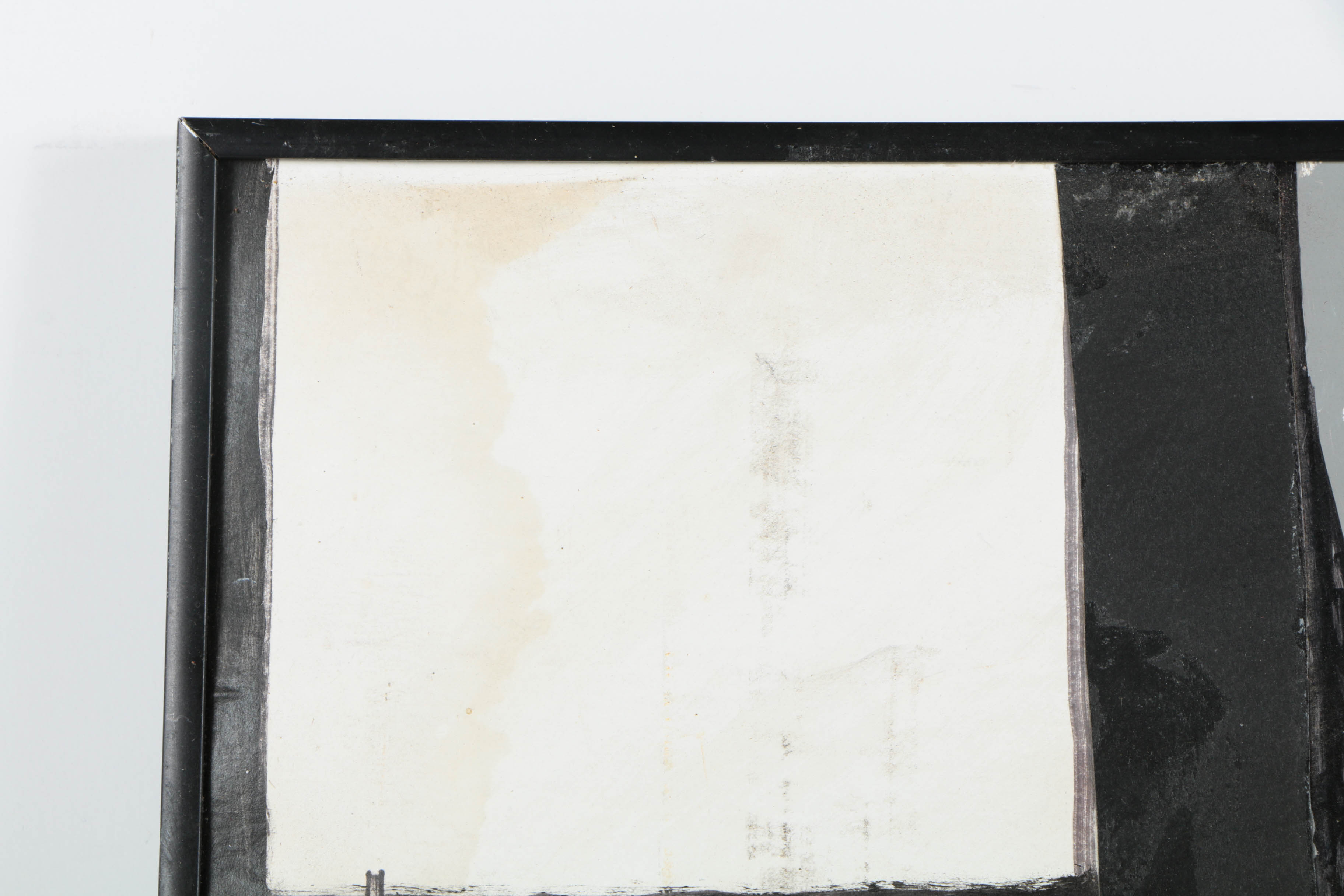 Ronald Ahlström Mixed Media Collage on Board "Untitled"