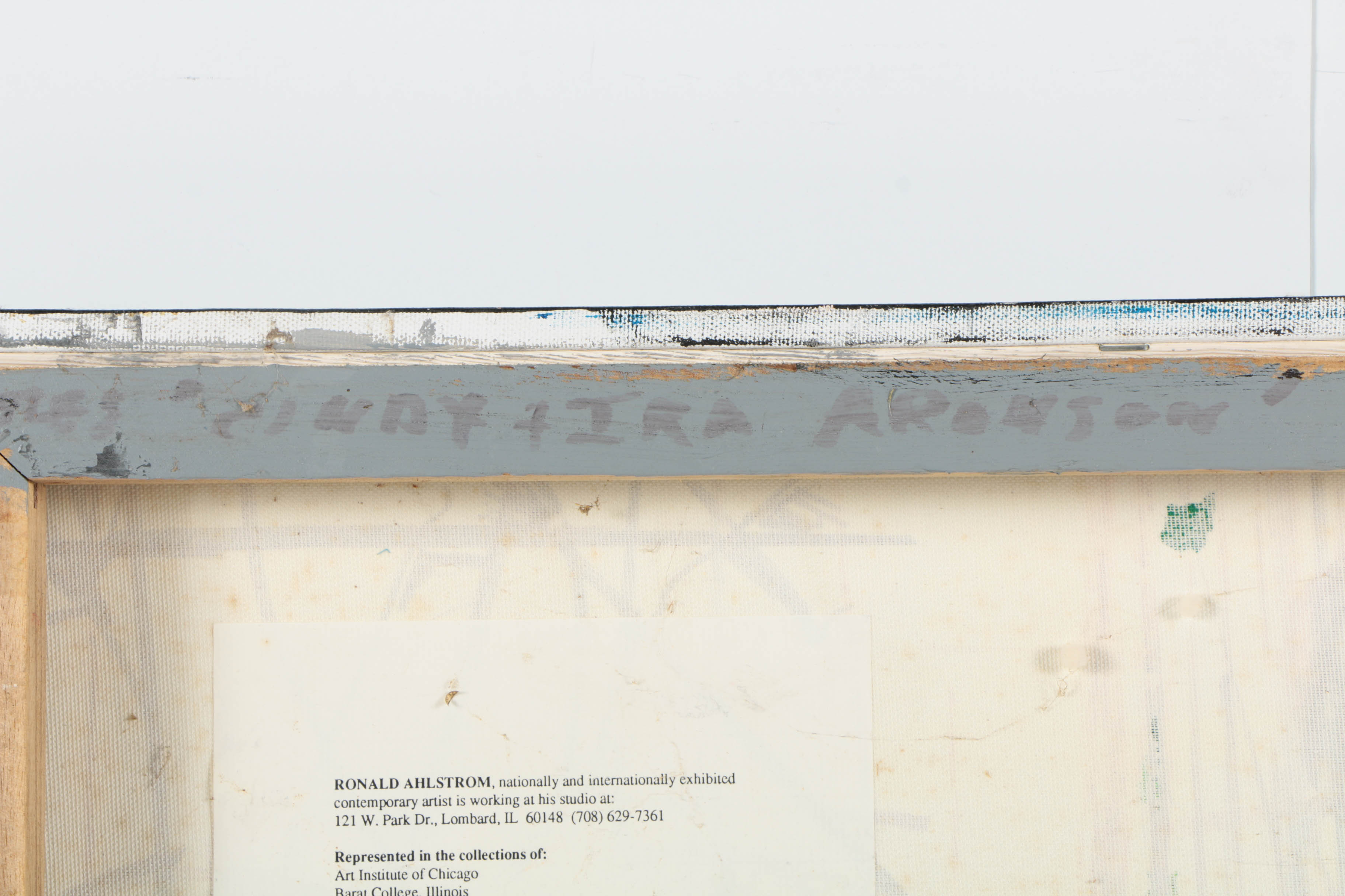 Ronald Ahlström Mixed Media on Canvas of Geometric Forms