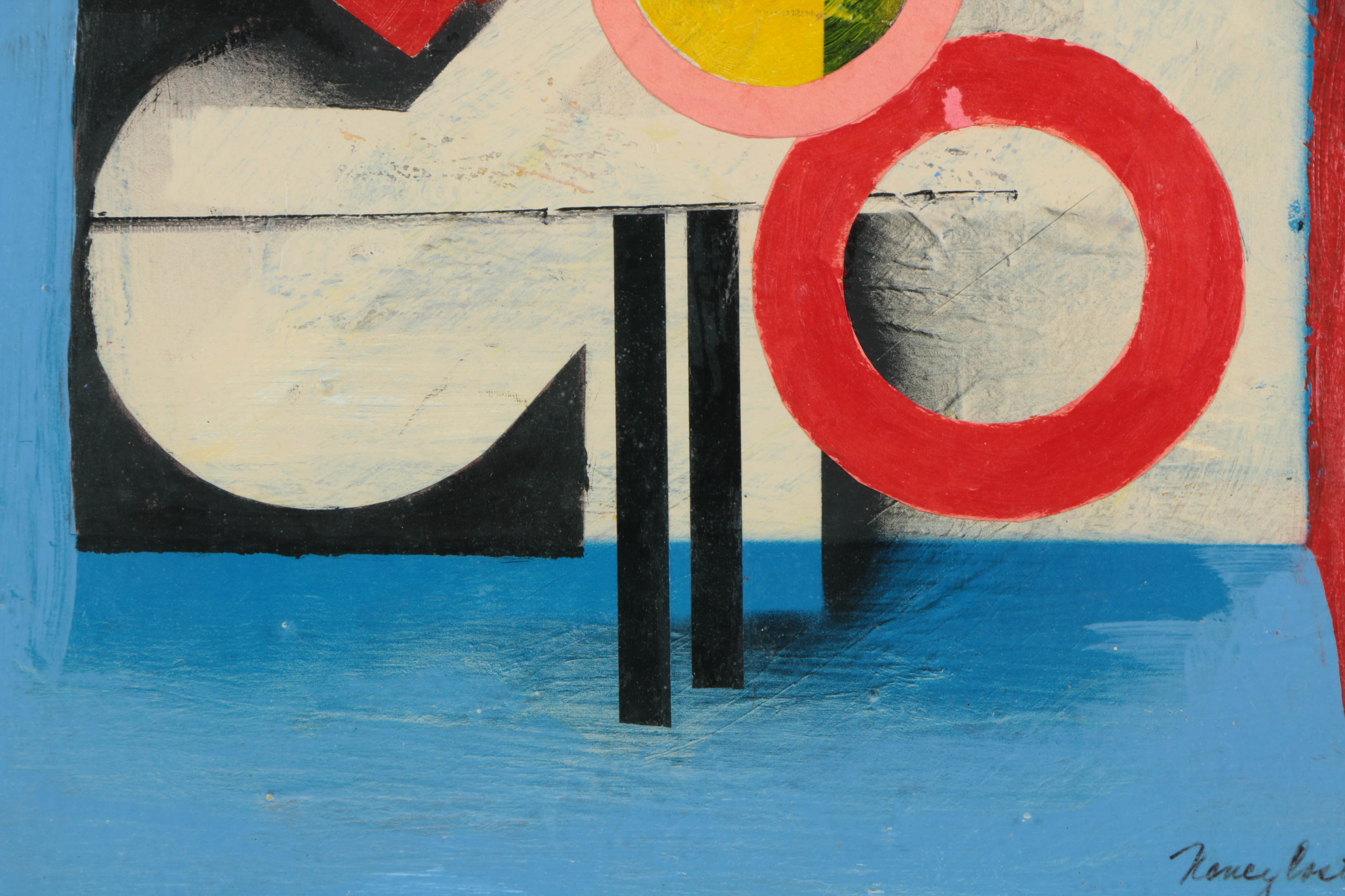 Ronald Ahlström Mixed Media on Canvas "Untitled"