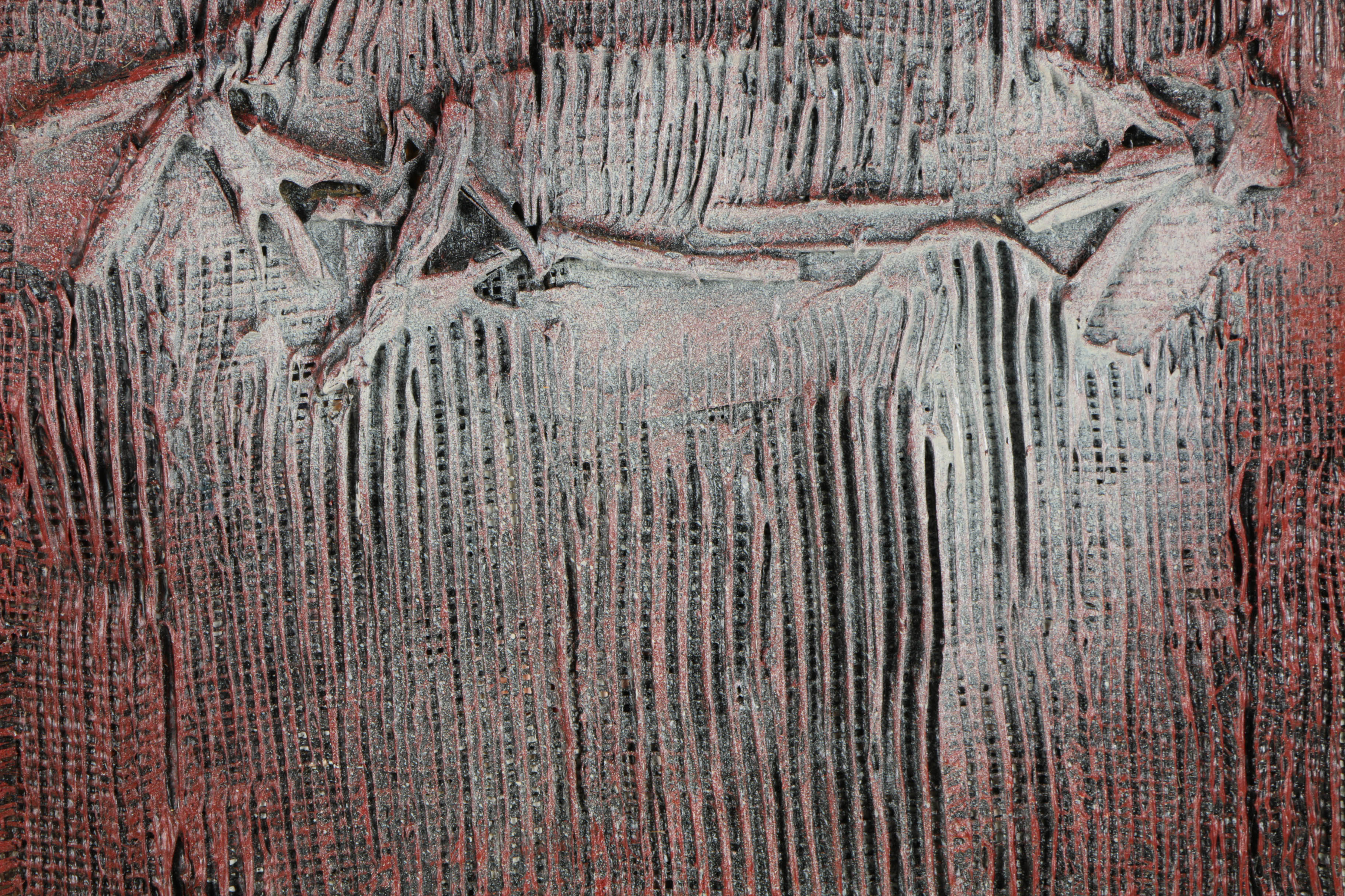 Ronald Ahlström Mix Media Collage on Board with Found Objects