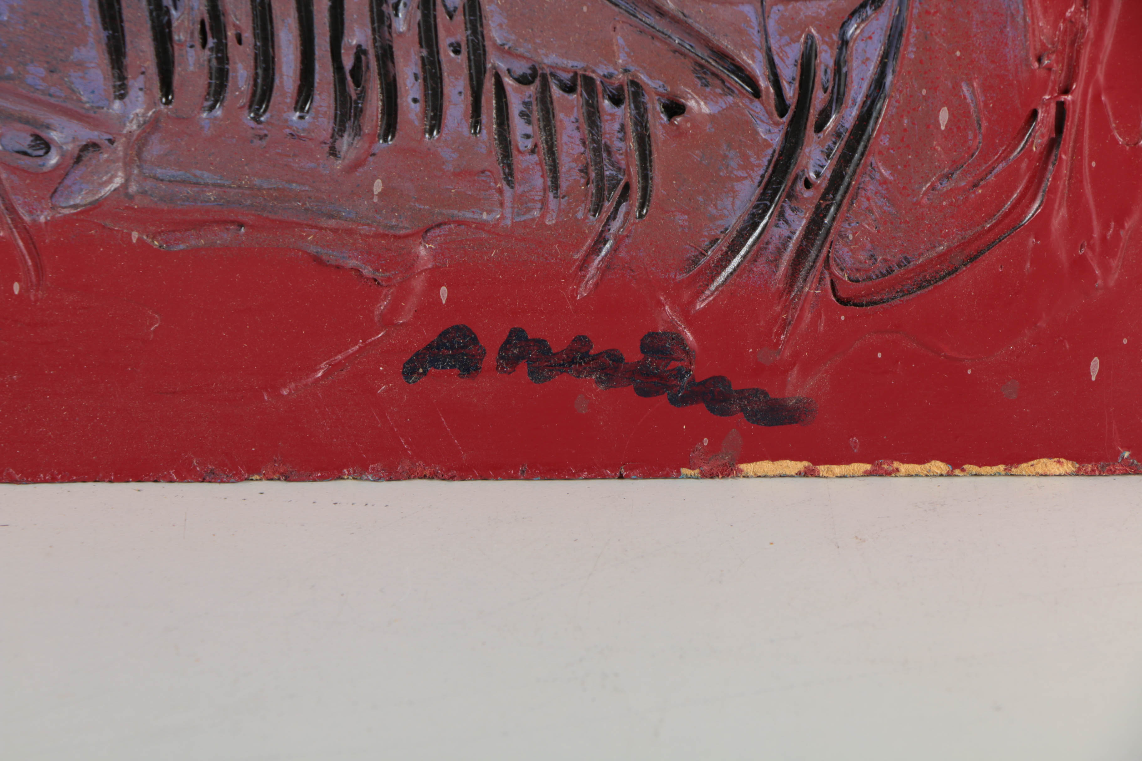 Ronald Ahlström Assorted Mixed Media Collages on Board "Untitled"