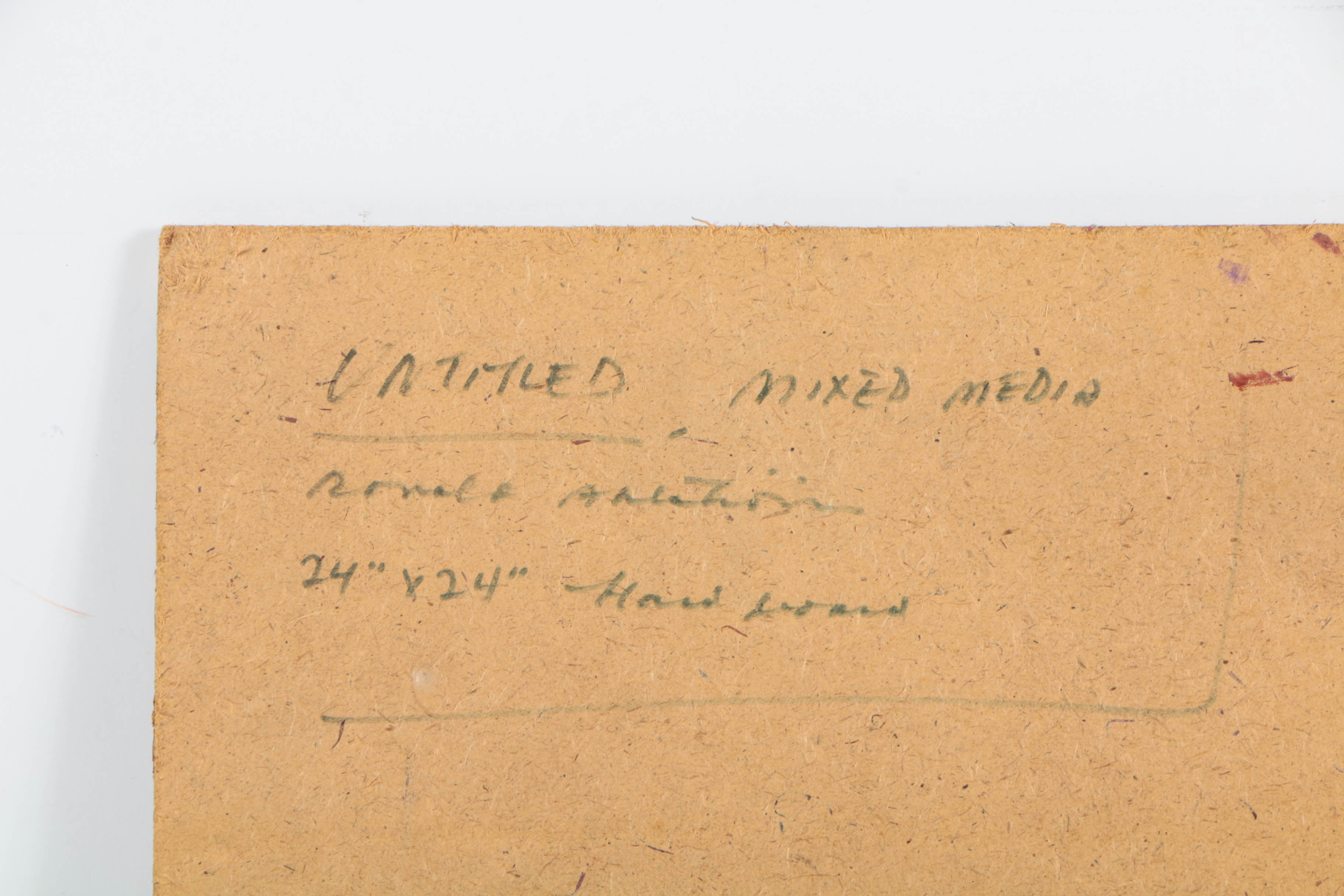 Ronald Ahlström Assorted Mixed Media Collages on Board "Untitled"