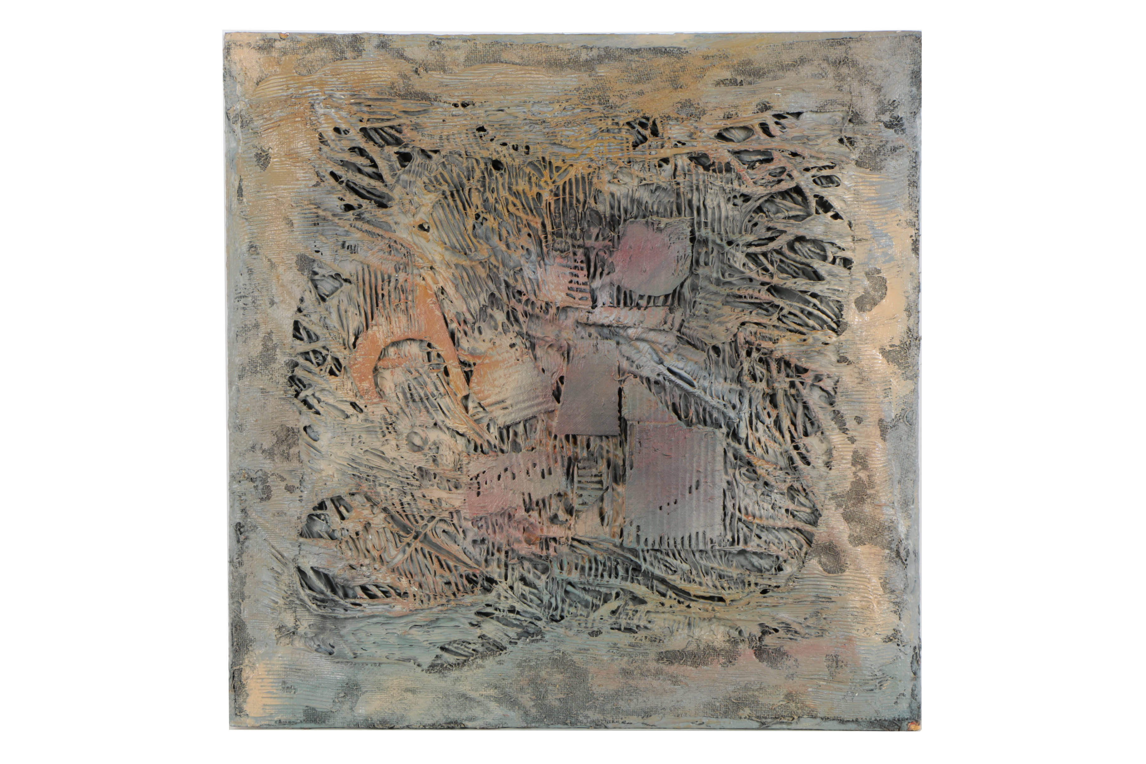 Ronald Ahlström Assorted Mixed Media Collages on Board "Untitled"