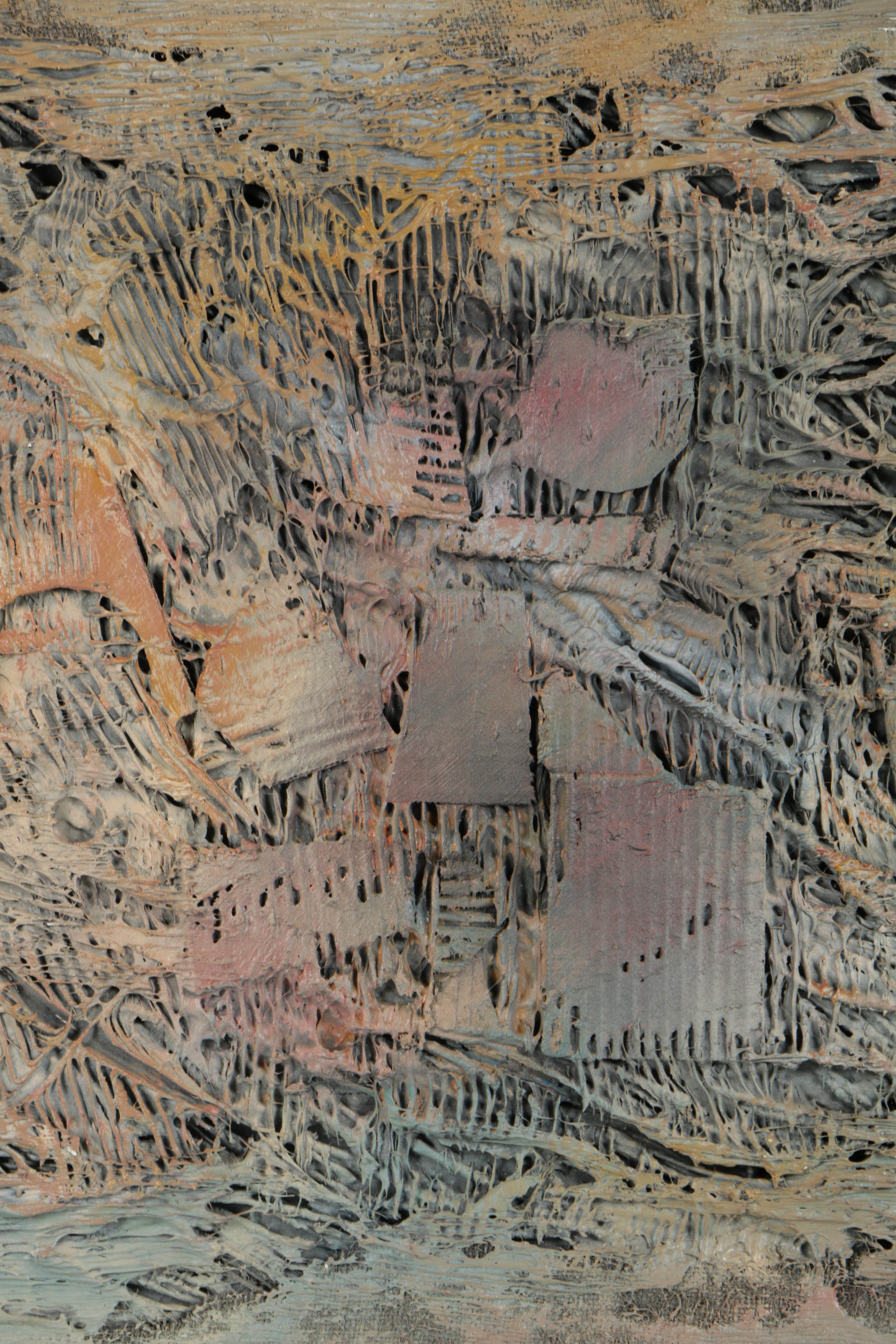 Ronald Ahlström Assorted Mixed Media Collages on Board "Untitled"