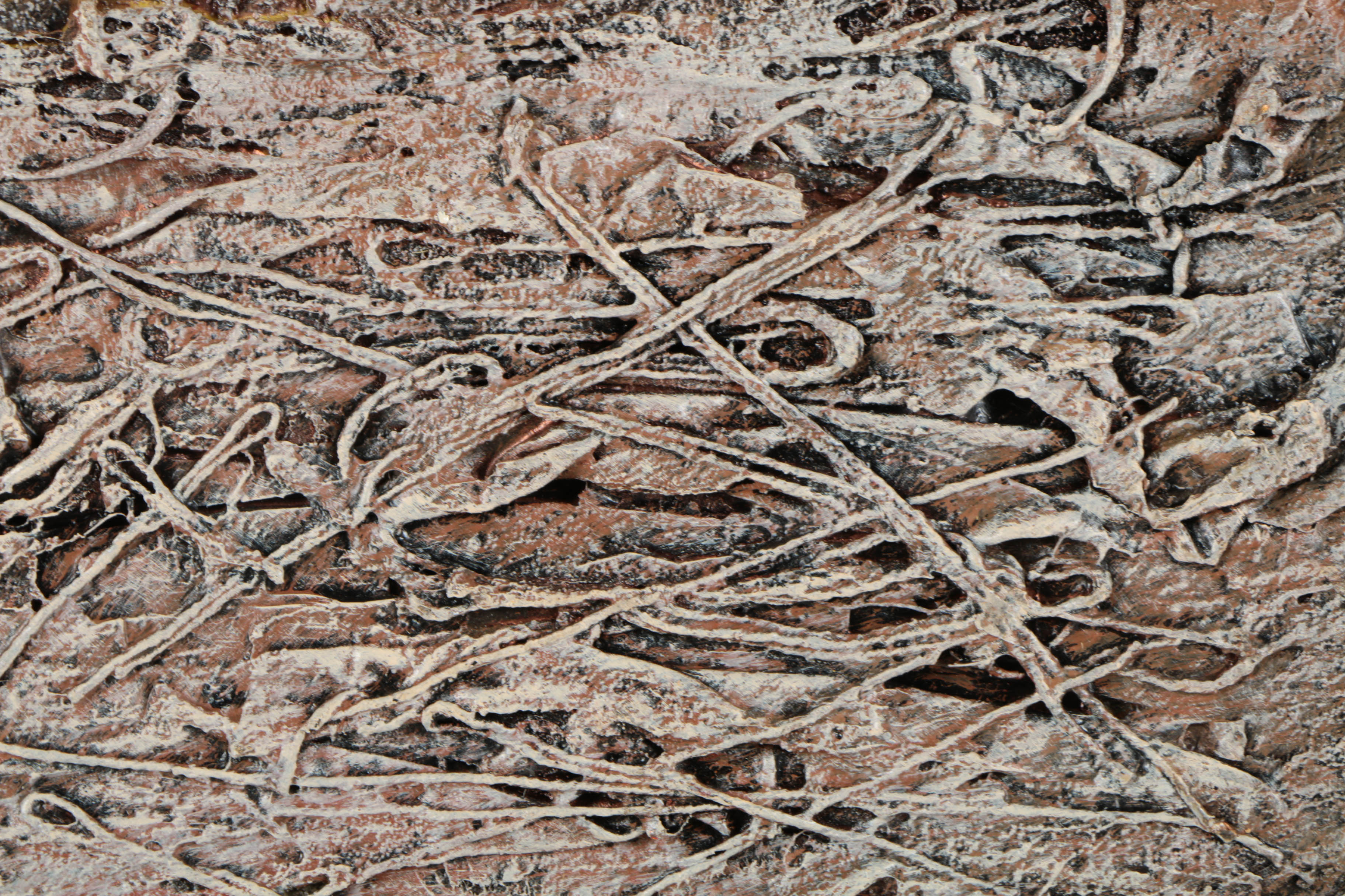 Ronald Ahlström Assorted Mixed Media Collages on Board "Untitled"