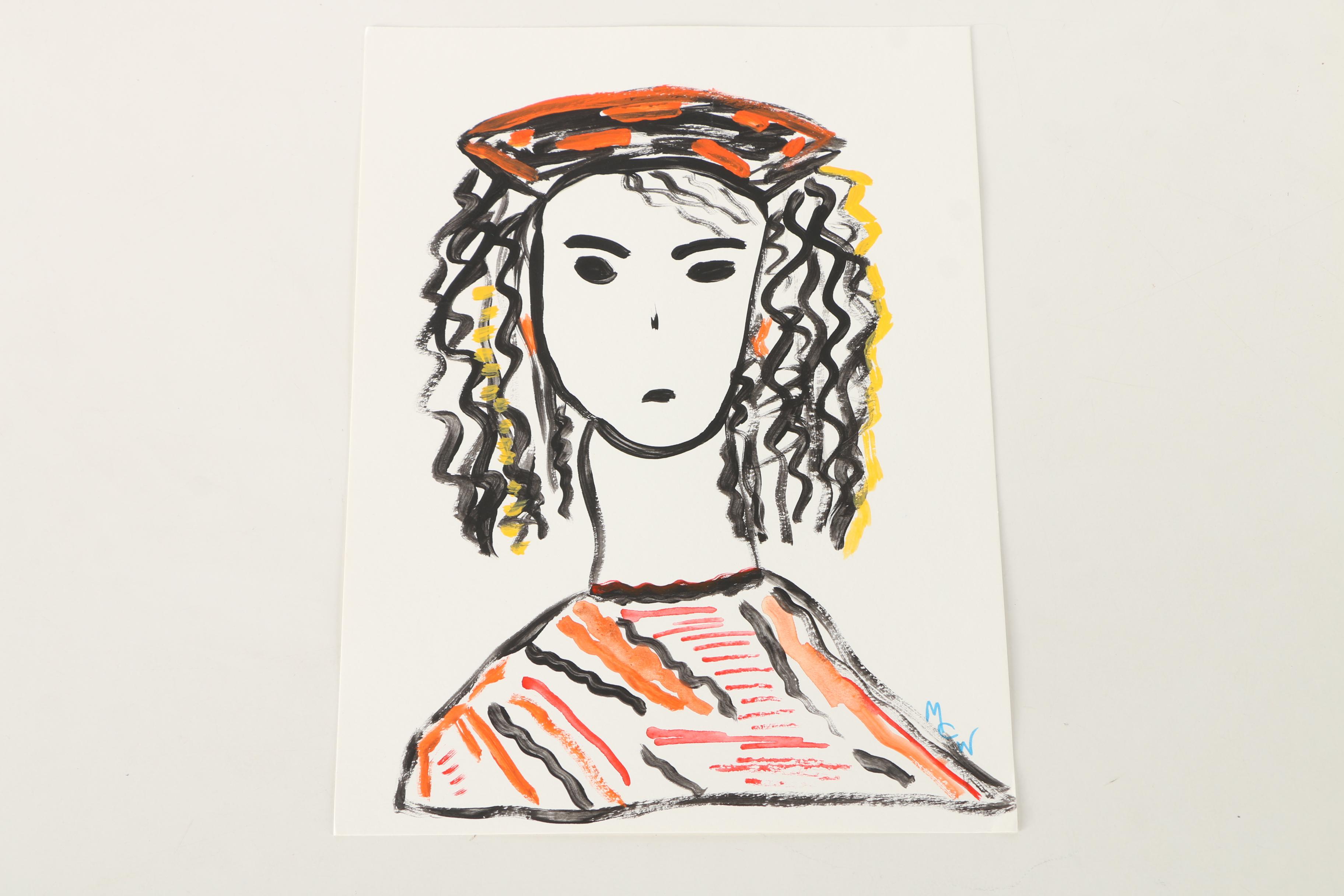 Mary Carol Williams Paintings "Jazzy Jubilee", "Julie Mel", and "Windy Autumn"