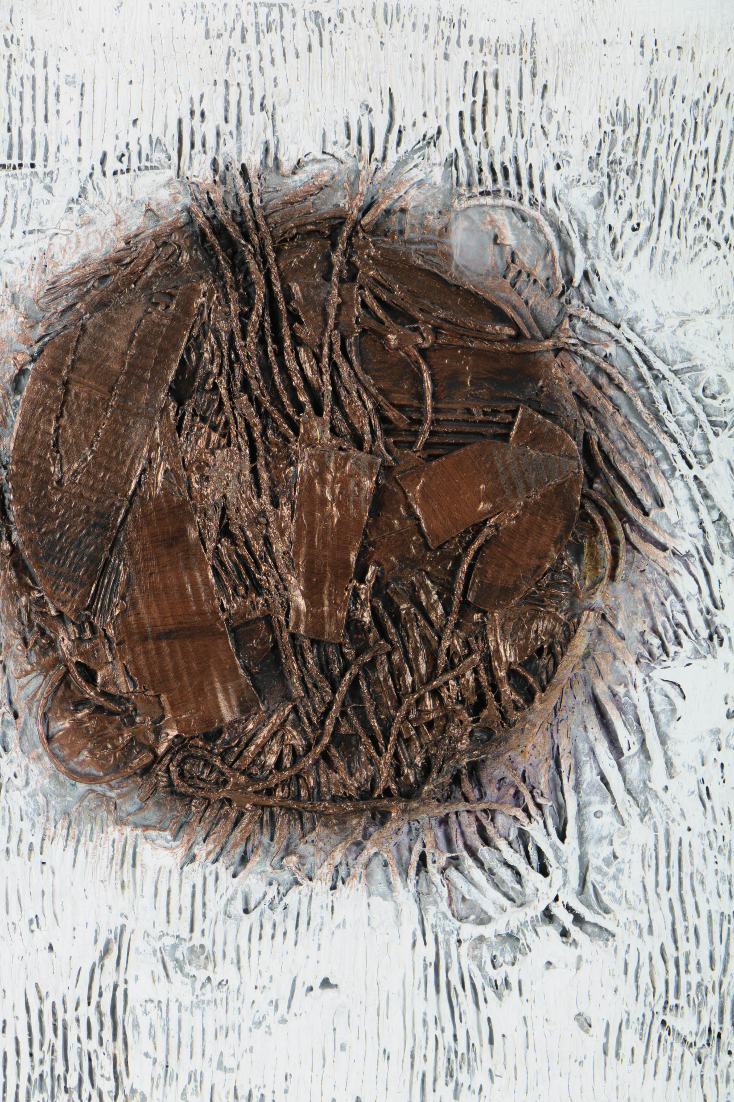 Ronald Ahlström Various Mixed Media Collages on Board "Untitled"