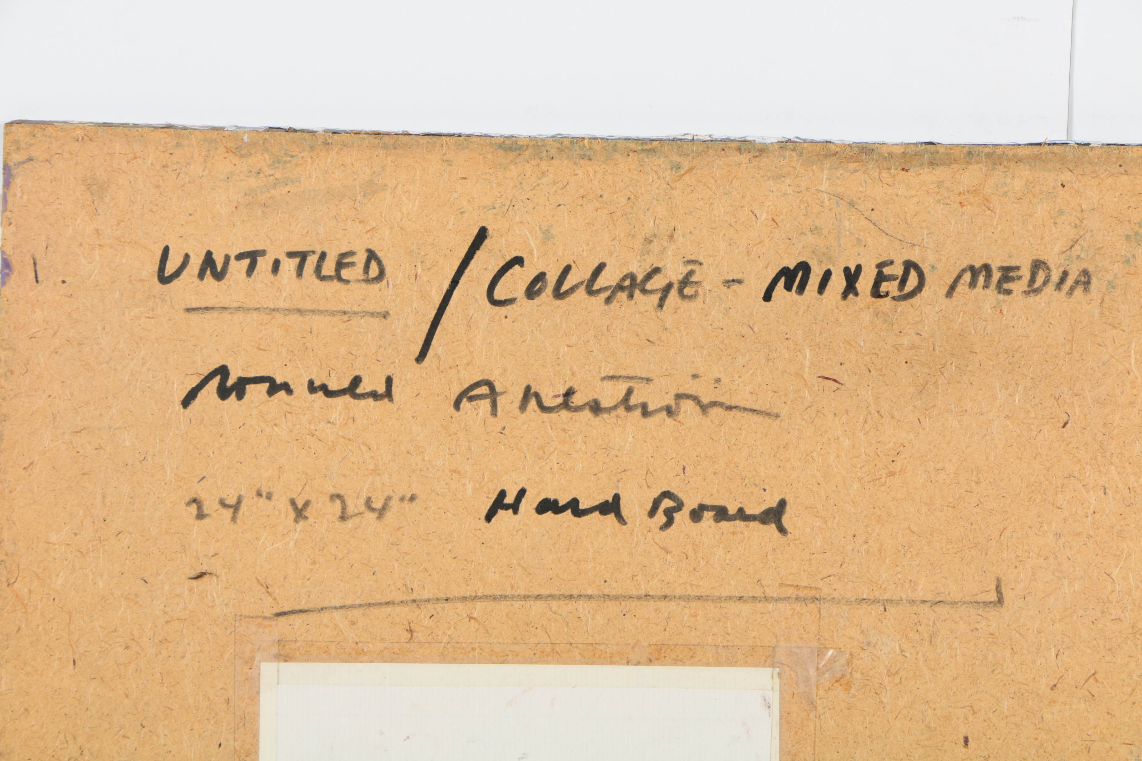 Ronald Ahlström Various Mixed Media Collages on Board "Untitled"