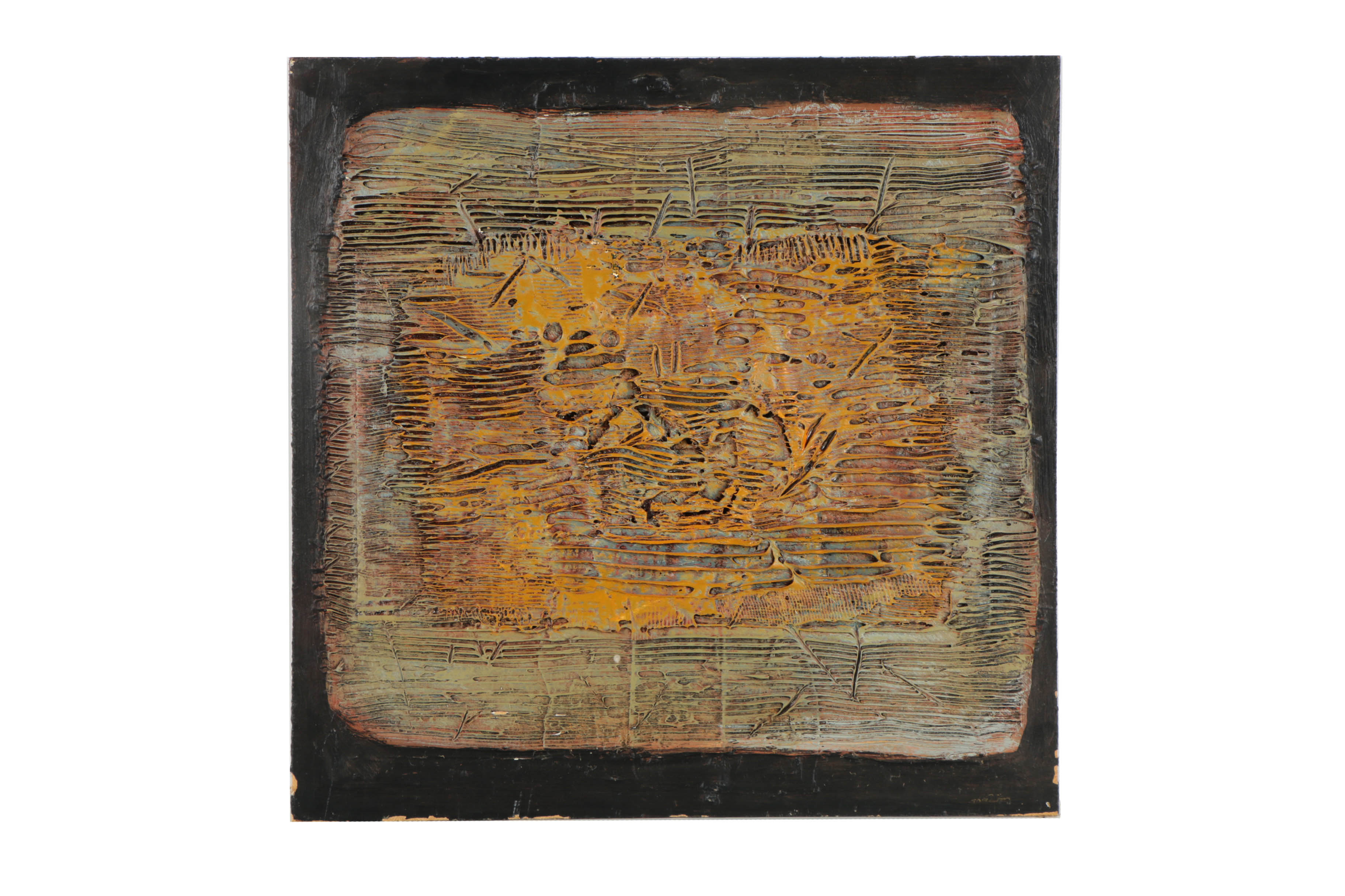 Ronald Ahlström Various Mixed Media Collages on Board "Untitled"