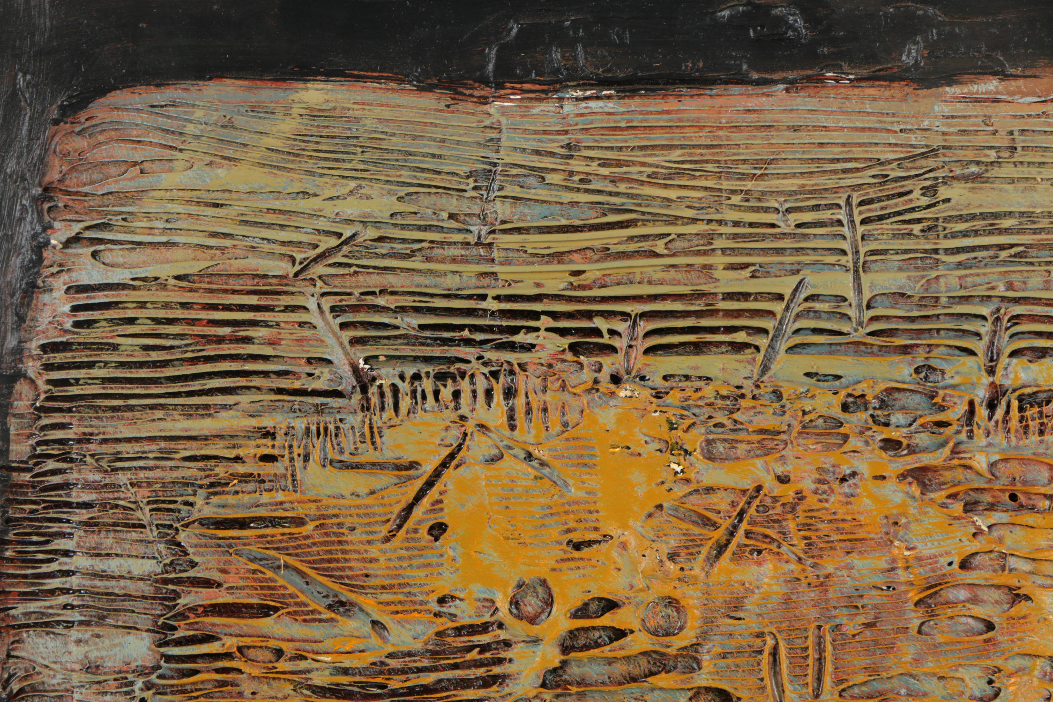 Ronald Ahlström Various Mixed Media Collages on Board "Untitled"