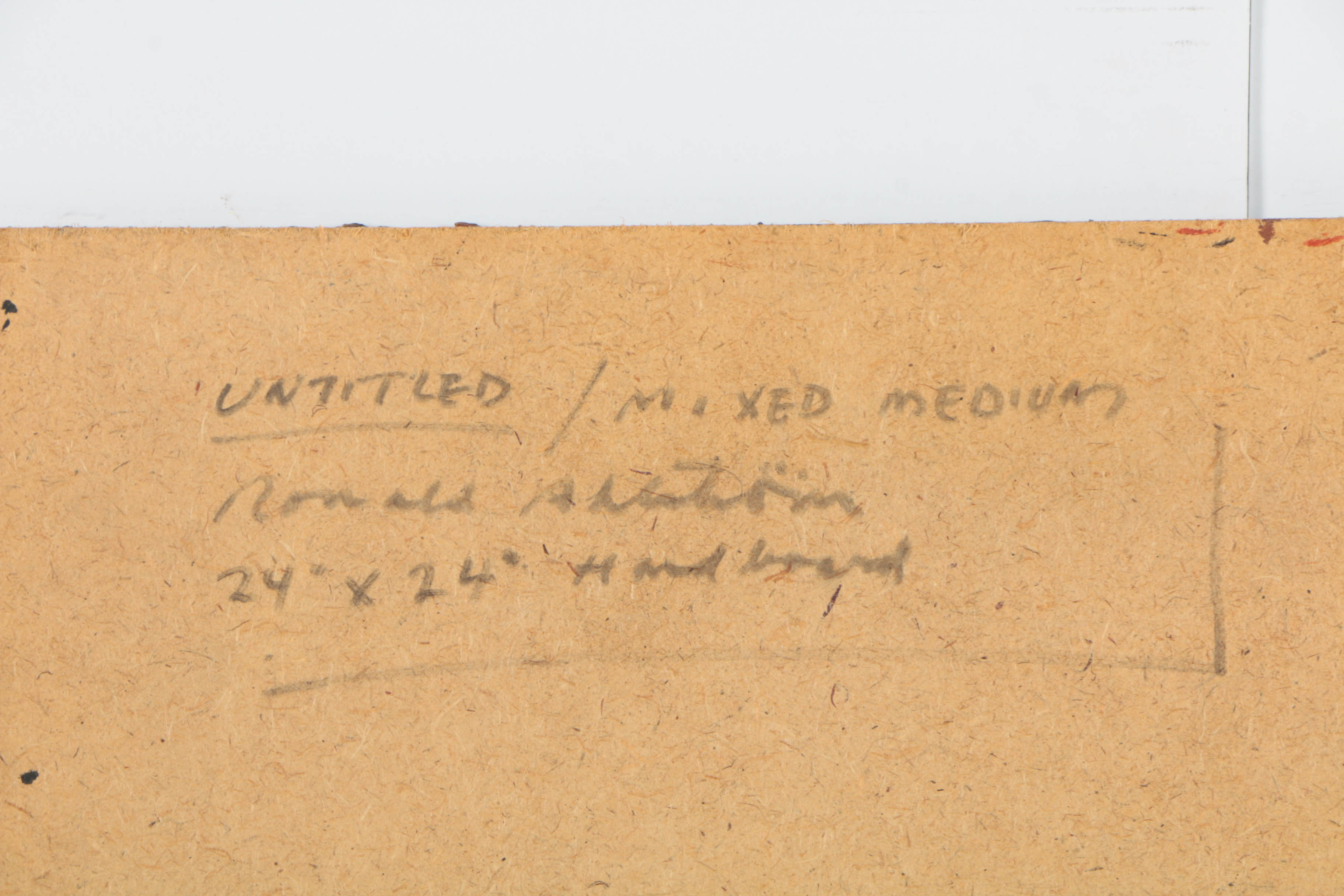 Ronald Ahlström Various Mixed Media Collages on Board "Untitled"