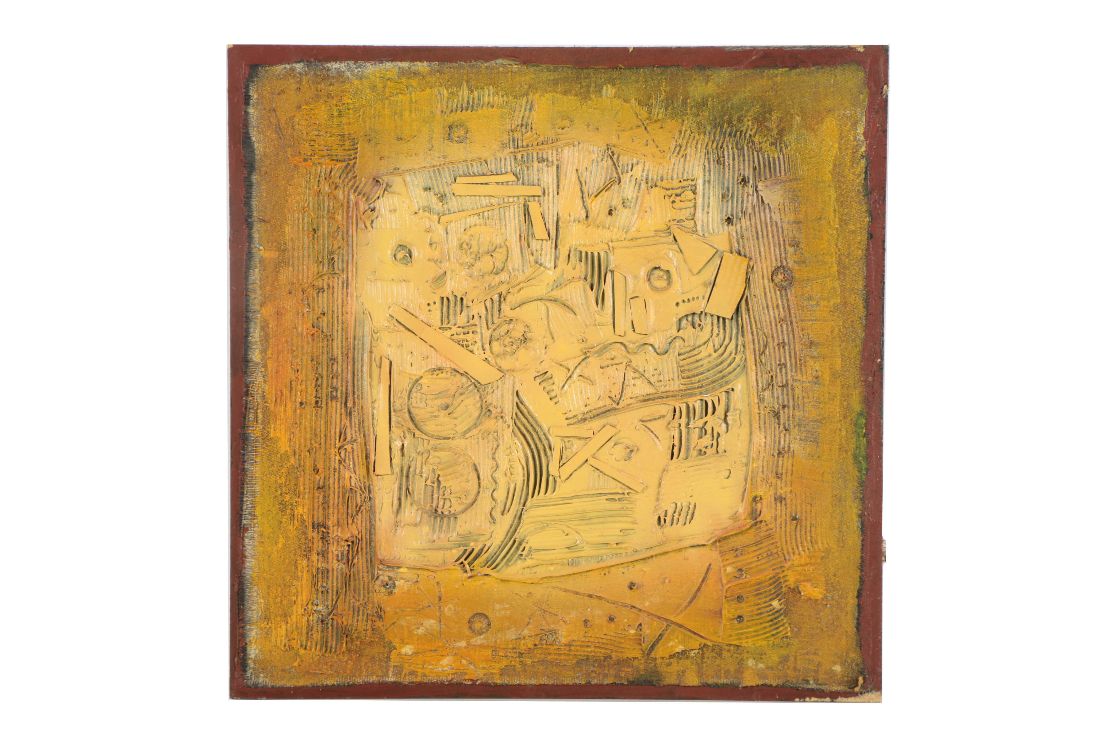 Ronald Ahlström Various Mixed Media Collages on Board "Untitled"