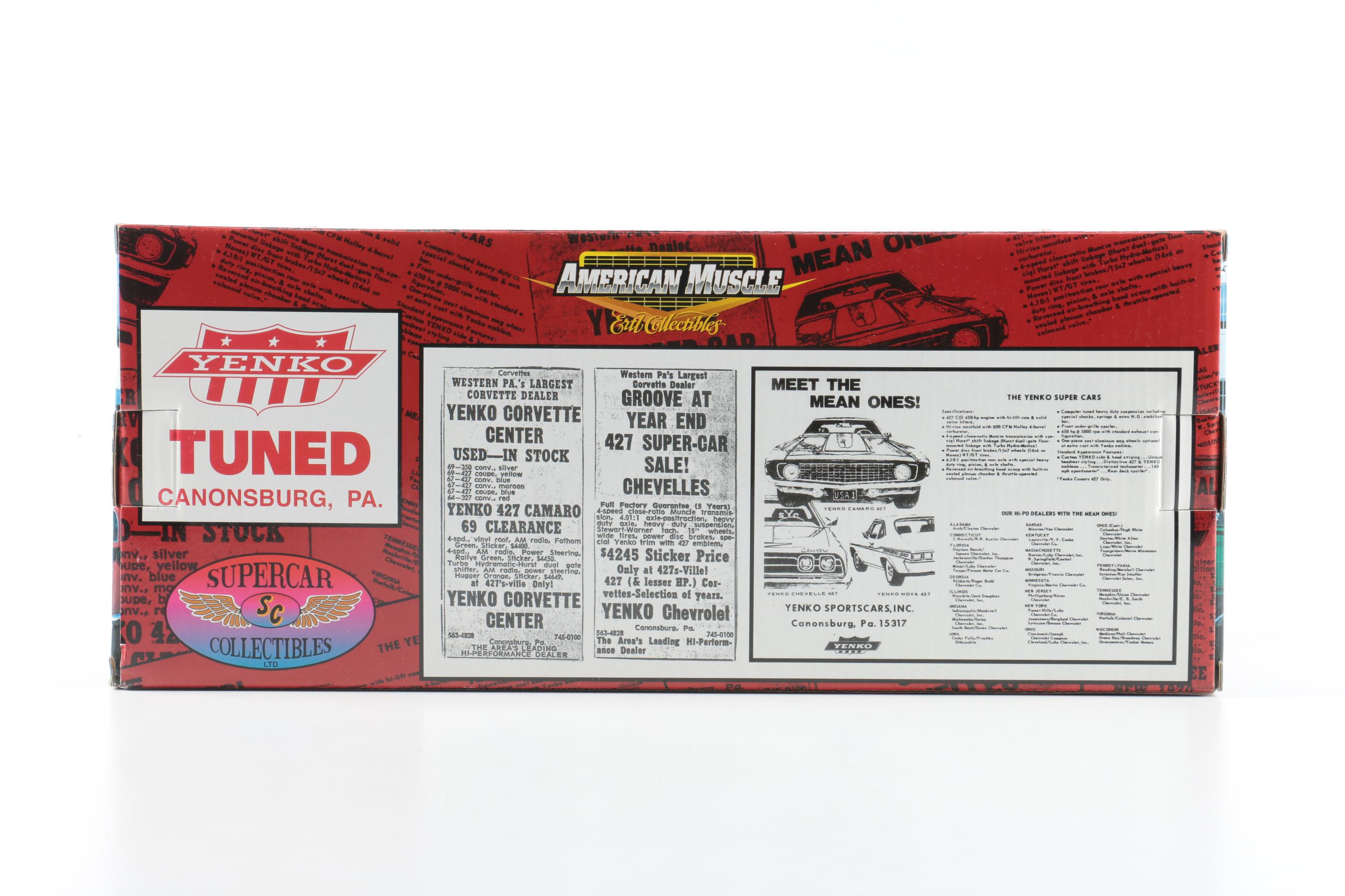 Supercar Collectibles 1969 Yenko Chevelle Die-Cast Muscle Car