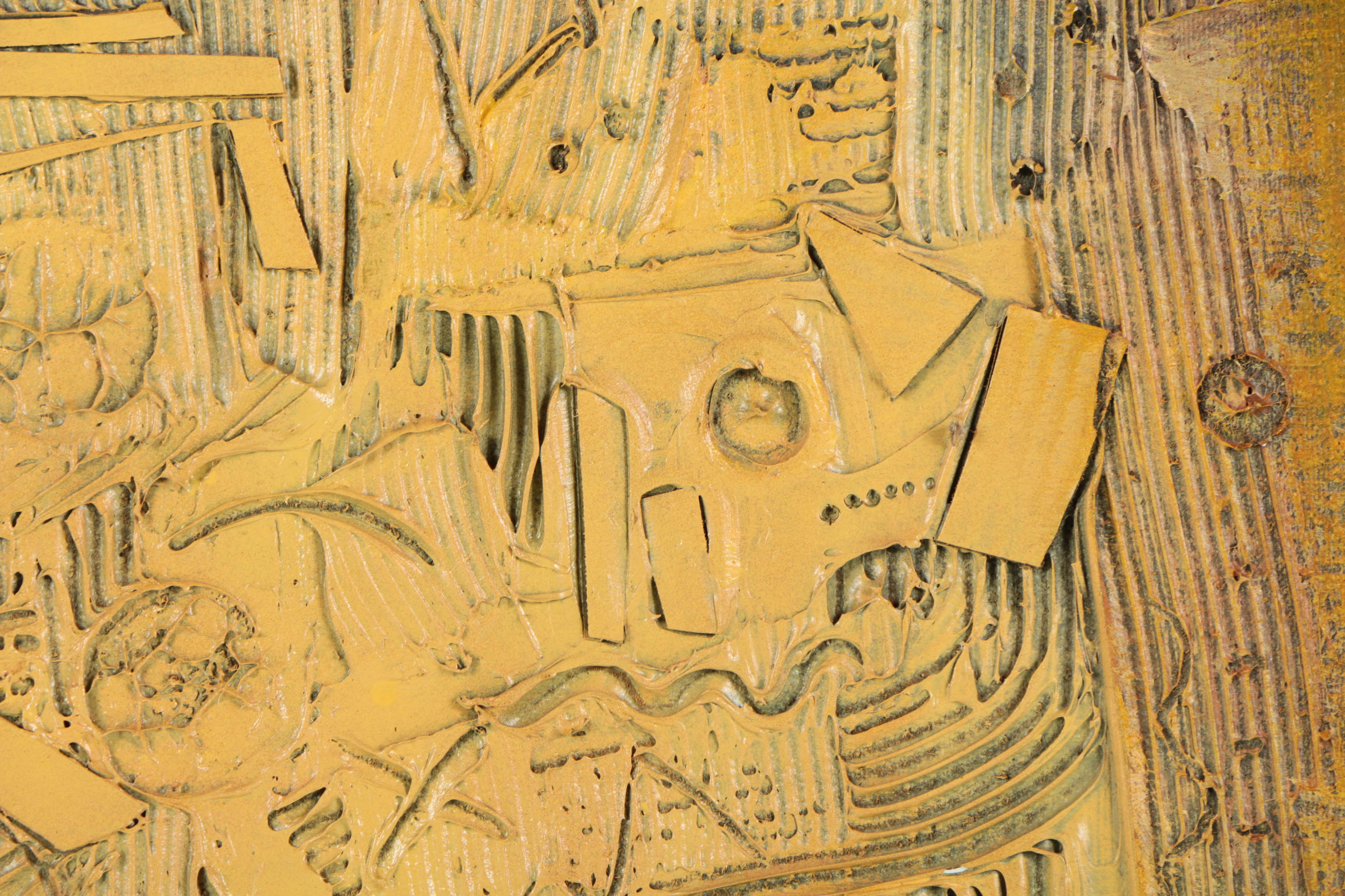 Ronald Ahlström Various Mixed Media Collages on Board "Untitled"