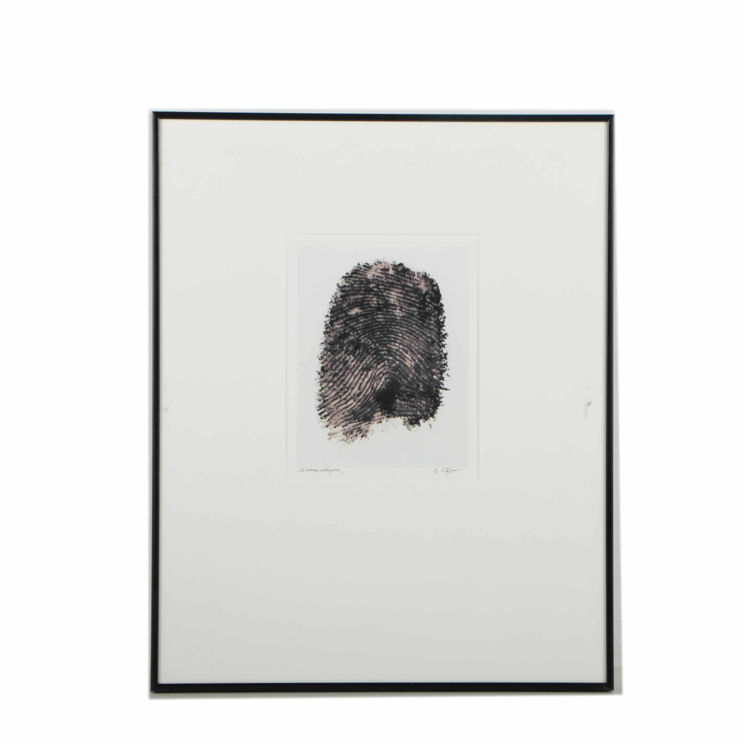 Richard Calvo Digital Photograph Print "Index Finger"