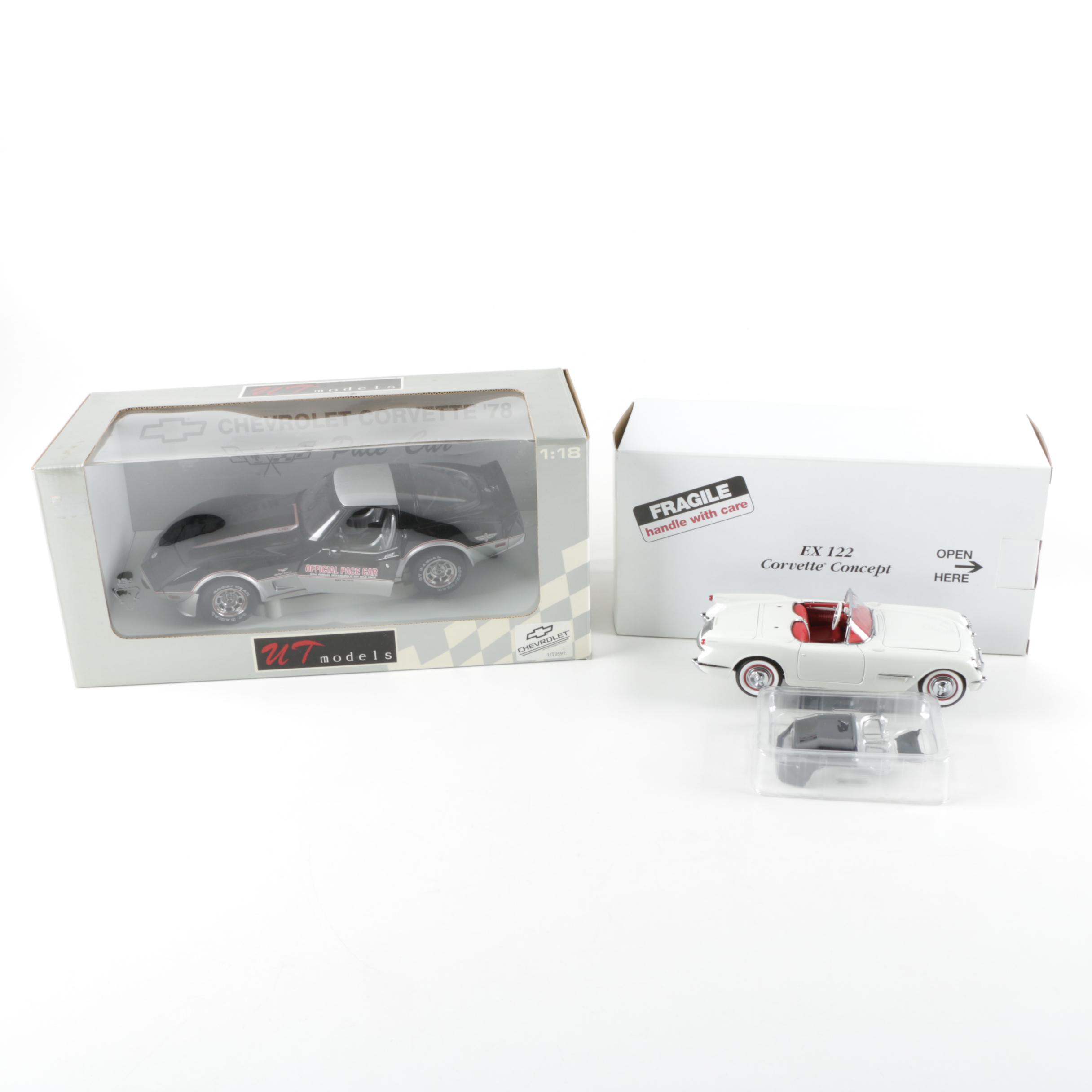 Die-Cast Replica Corvette Cars Including Limited Edition Danbury Mint