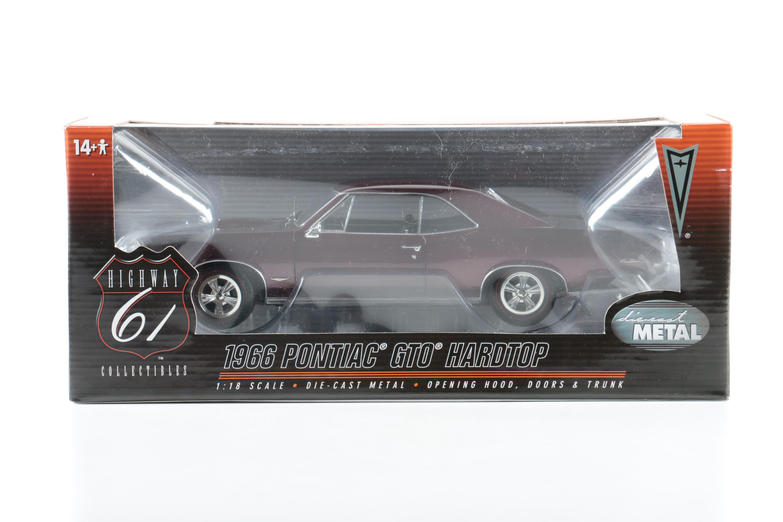 Pontiac GTO 1964 and 1966 Die-Cast Hard-Top Coupes