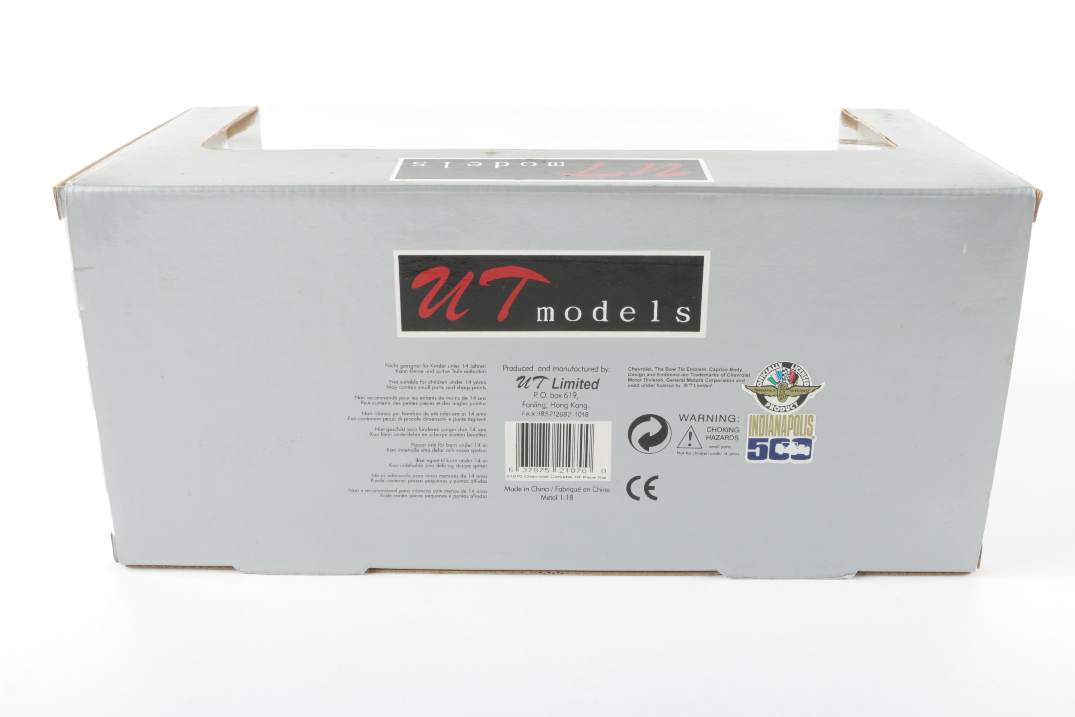 Die-Cast Replica Corvette Cars Including Limited Edition Danbury Mint