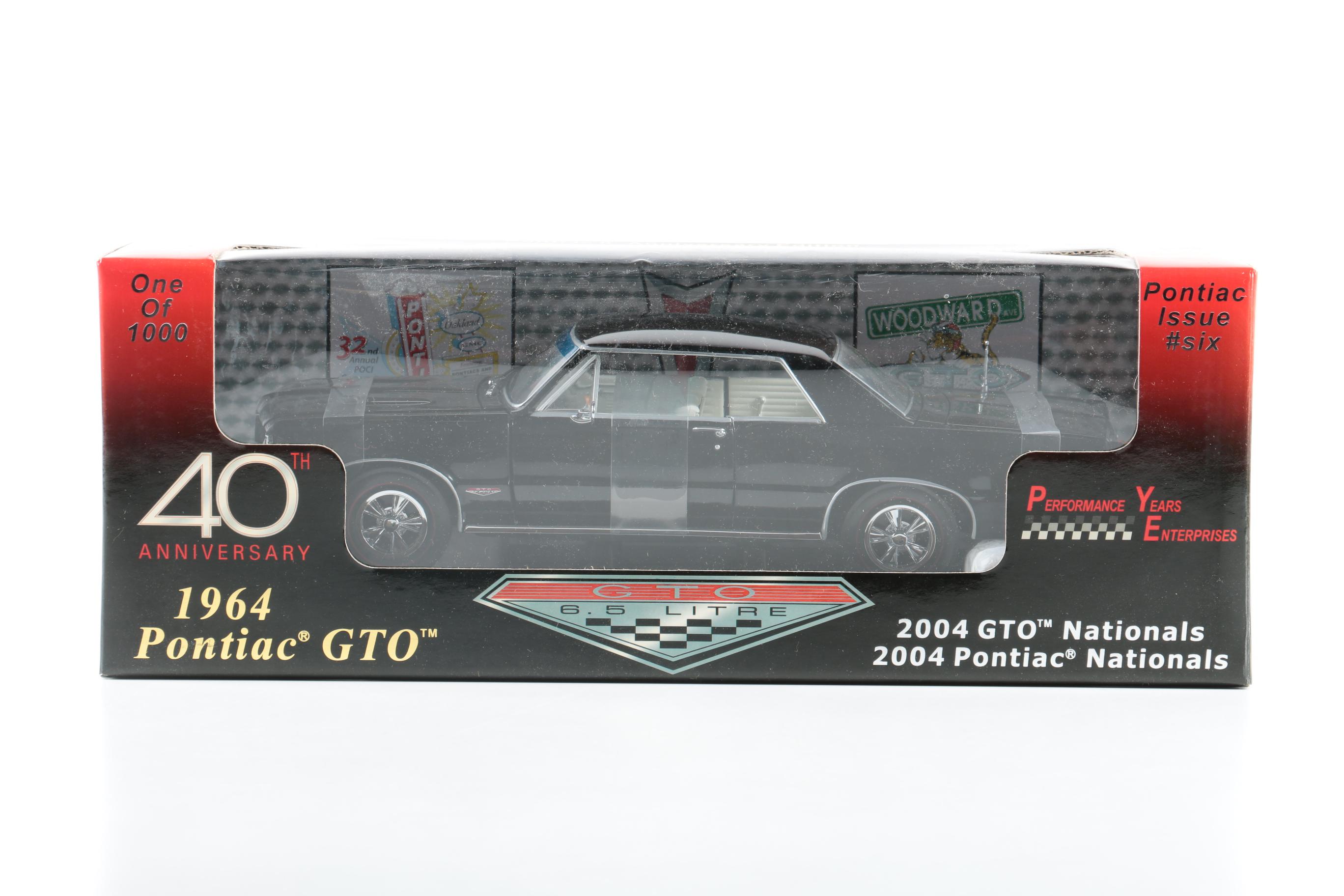 Pontiac GTO 1964 and 1966 Die-Cast Hard-Top Coupes