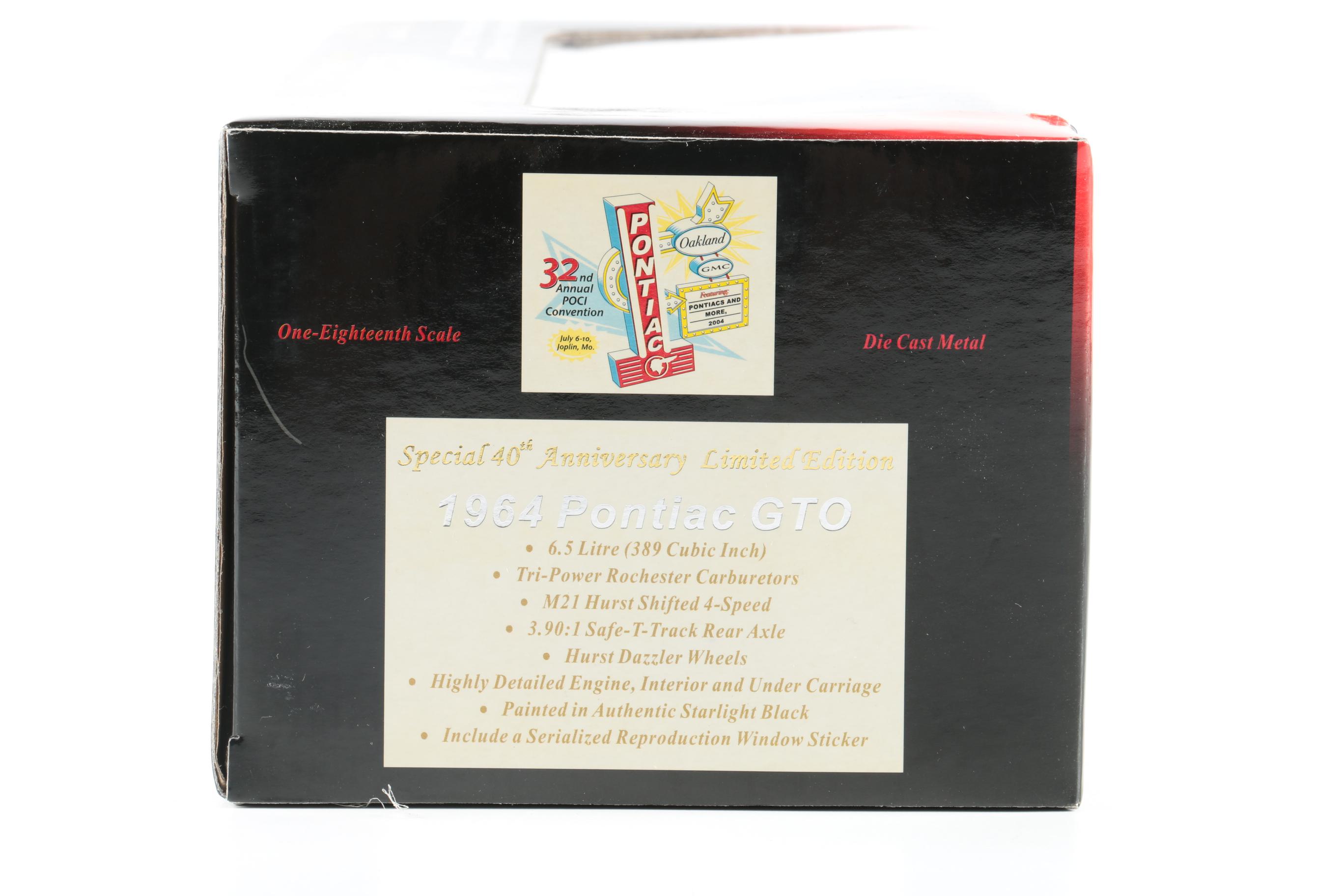 Pontiac GTO 1964 and 1966 Die-Cast Hard-Top Coupes