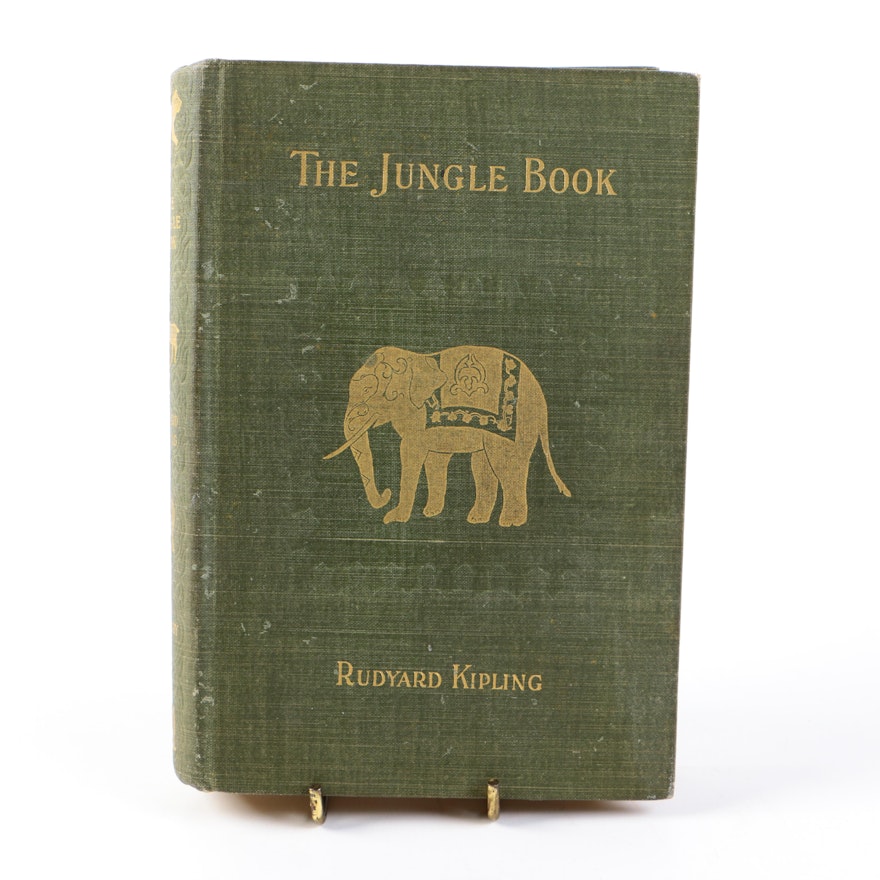 First American Edition "The Jungle Book" by Rudyard Kipling