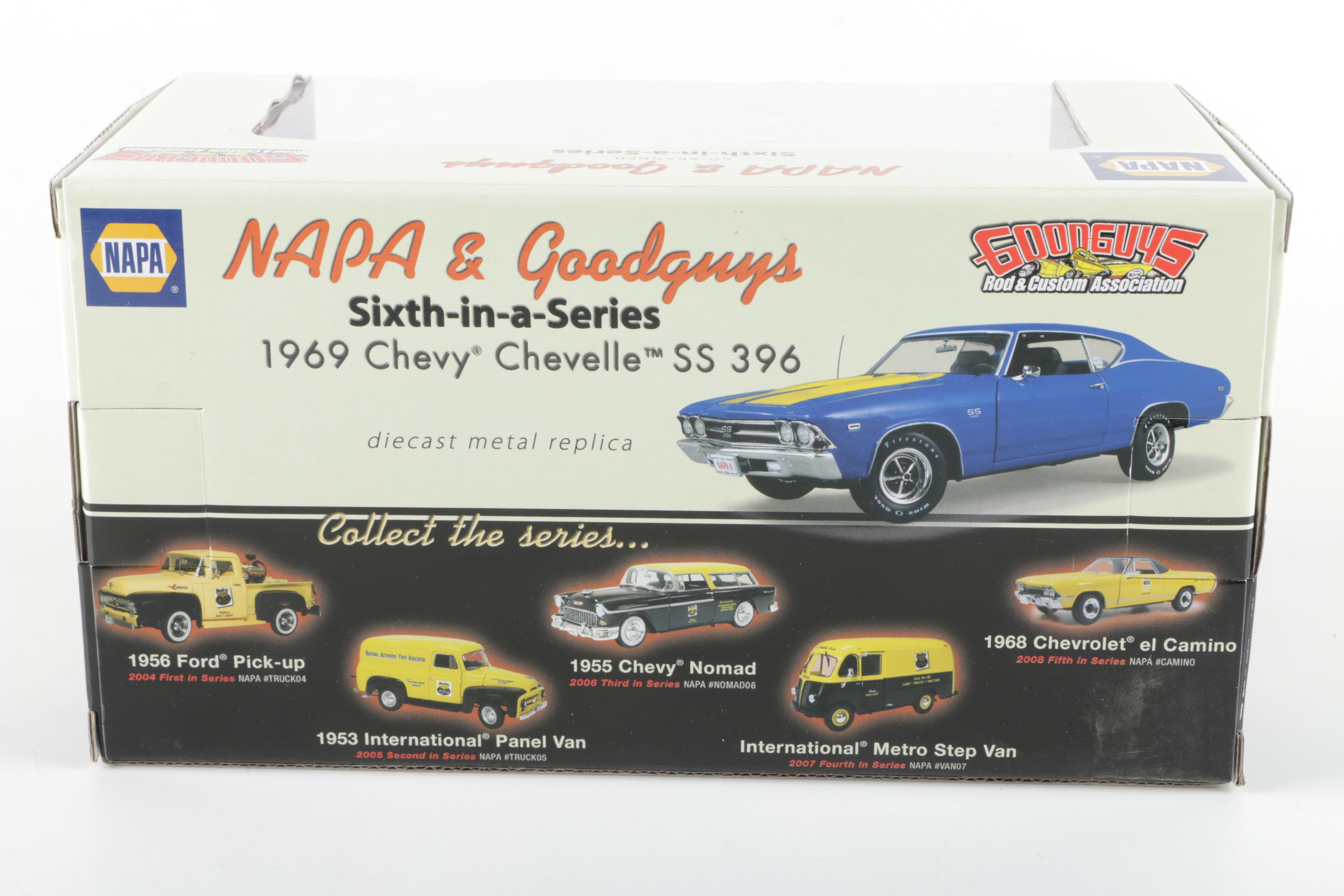 Vintage Die-Cast Cars Featuring NAPA