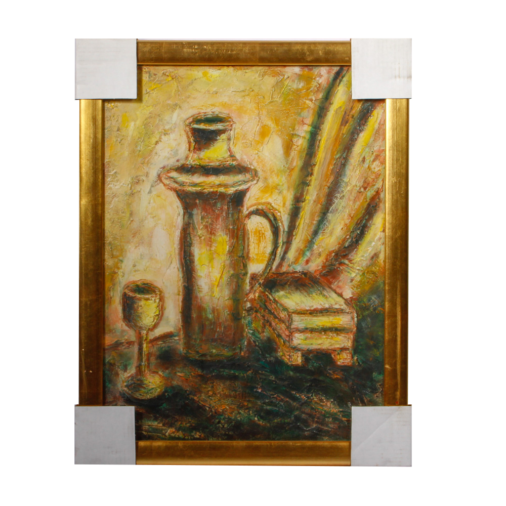 Vintage Still Life Oil Painting