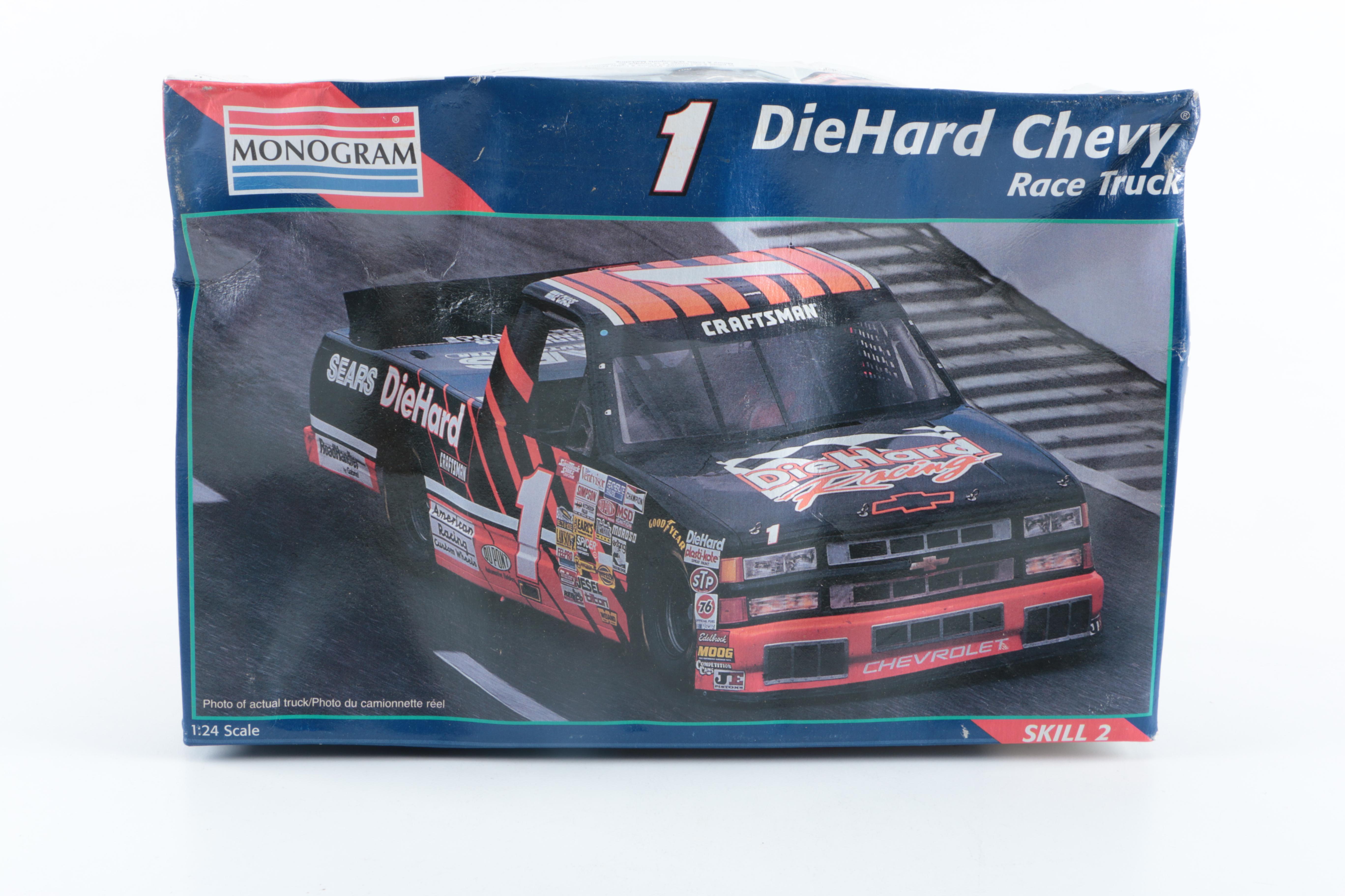 Monogram 1:24 Racing Model Car Kits and Action 1:24 Die Cast Cars