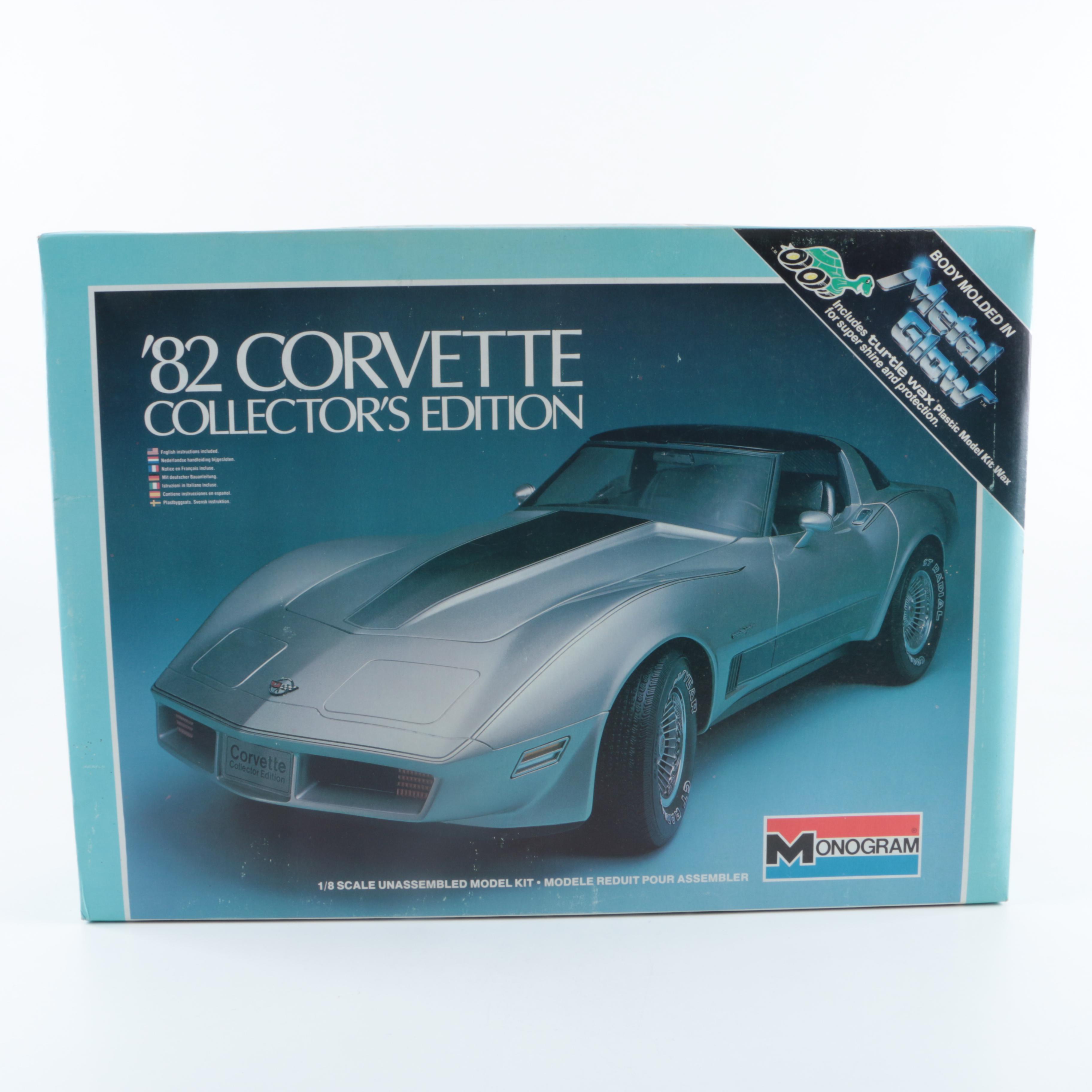 Monogram '82 Corvette Collector's Edition 1:8 Model Kit