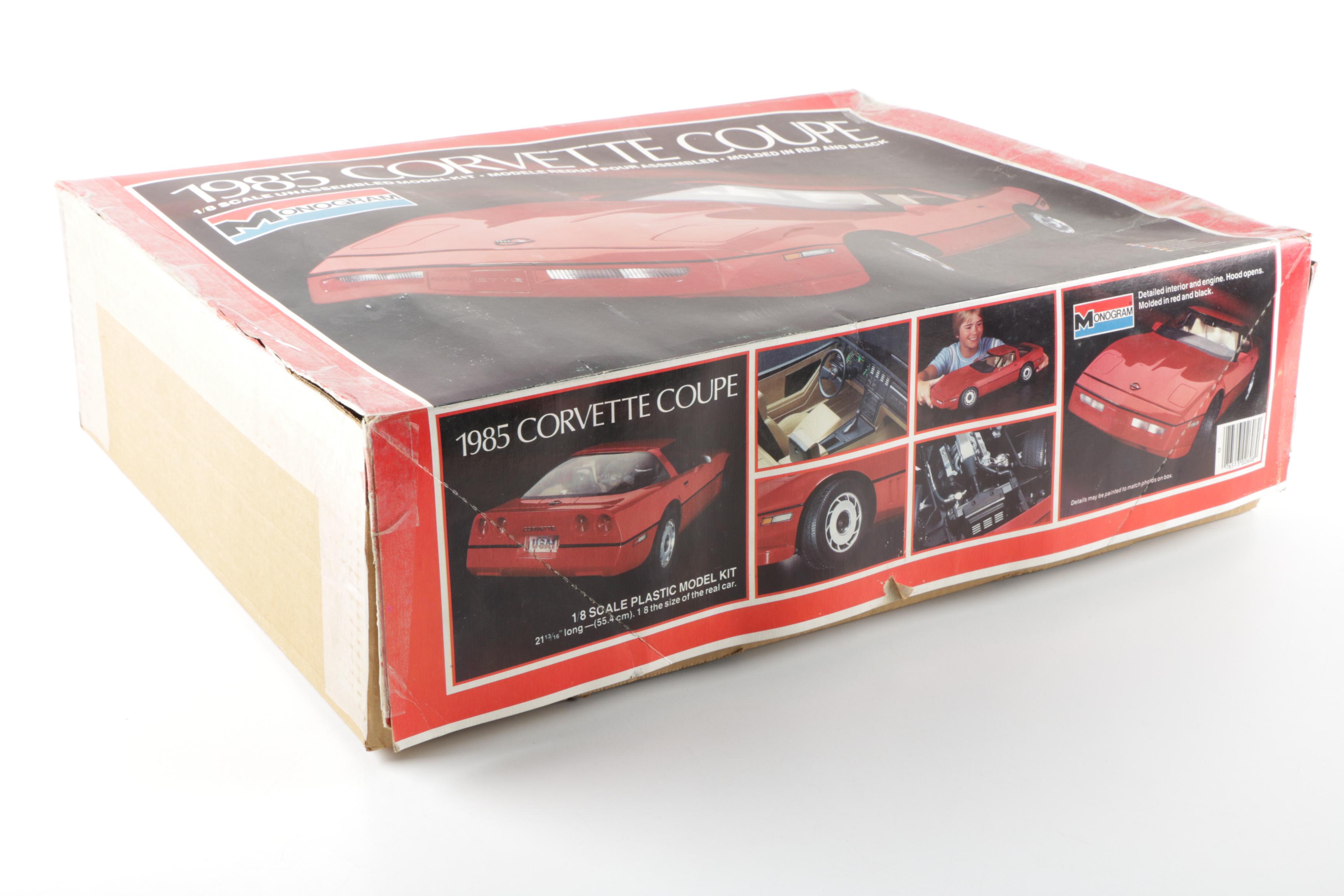 1985 Corvette Coupe 1:8 Scale Model Kit by Monogram