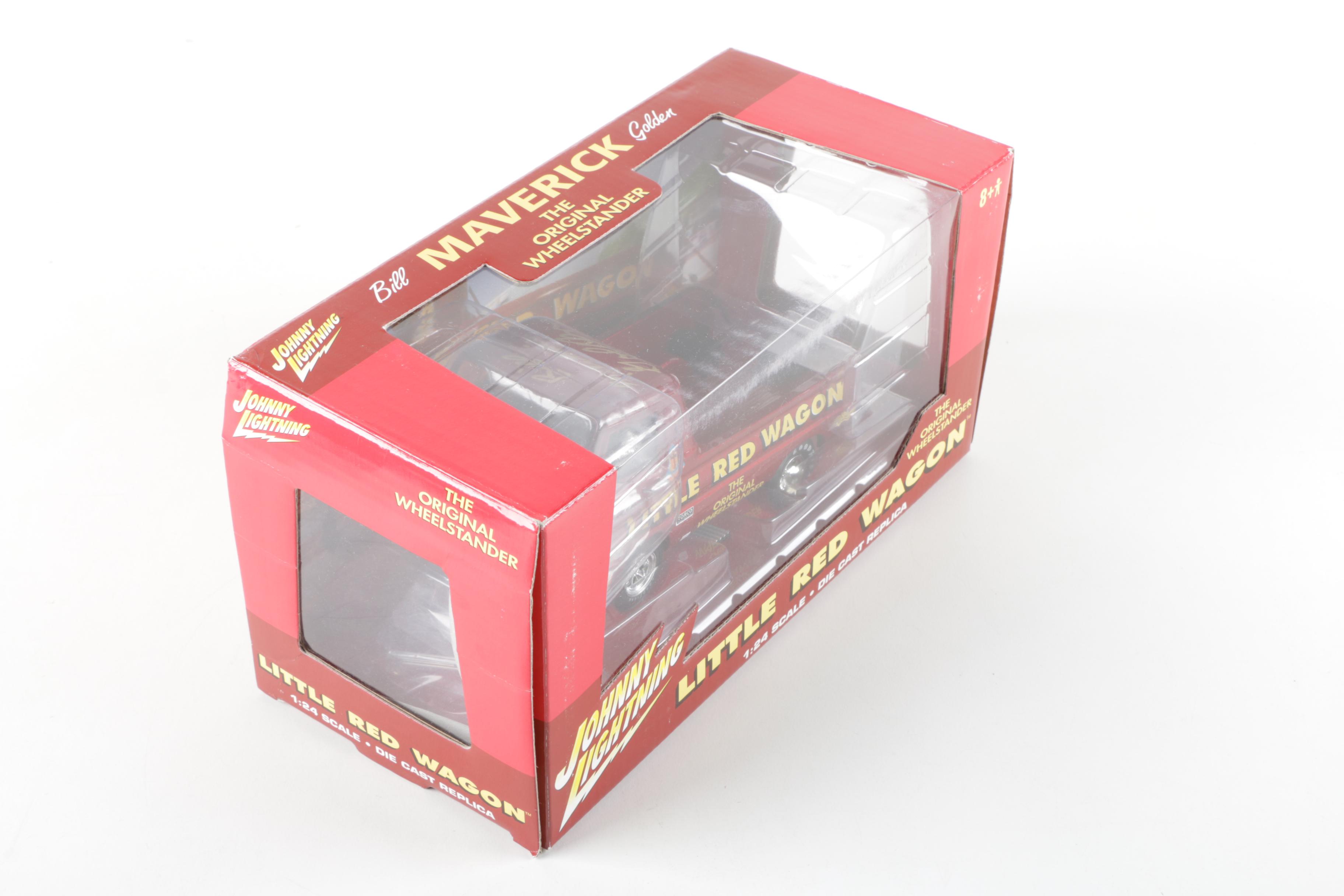 Johnny Lightning Bill Maverick "Little Red Wagon" Die-Cast Vehicles