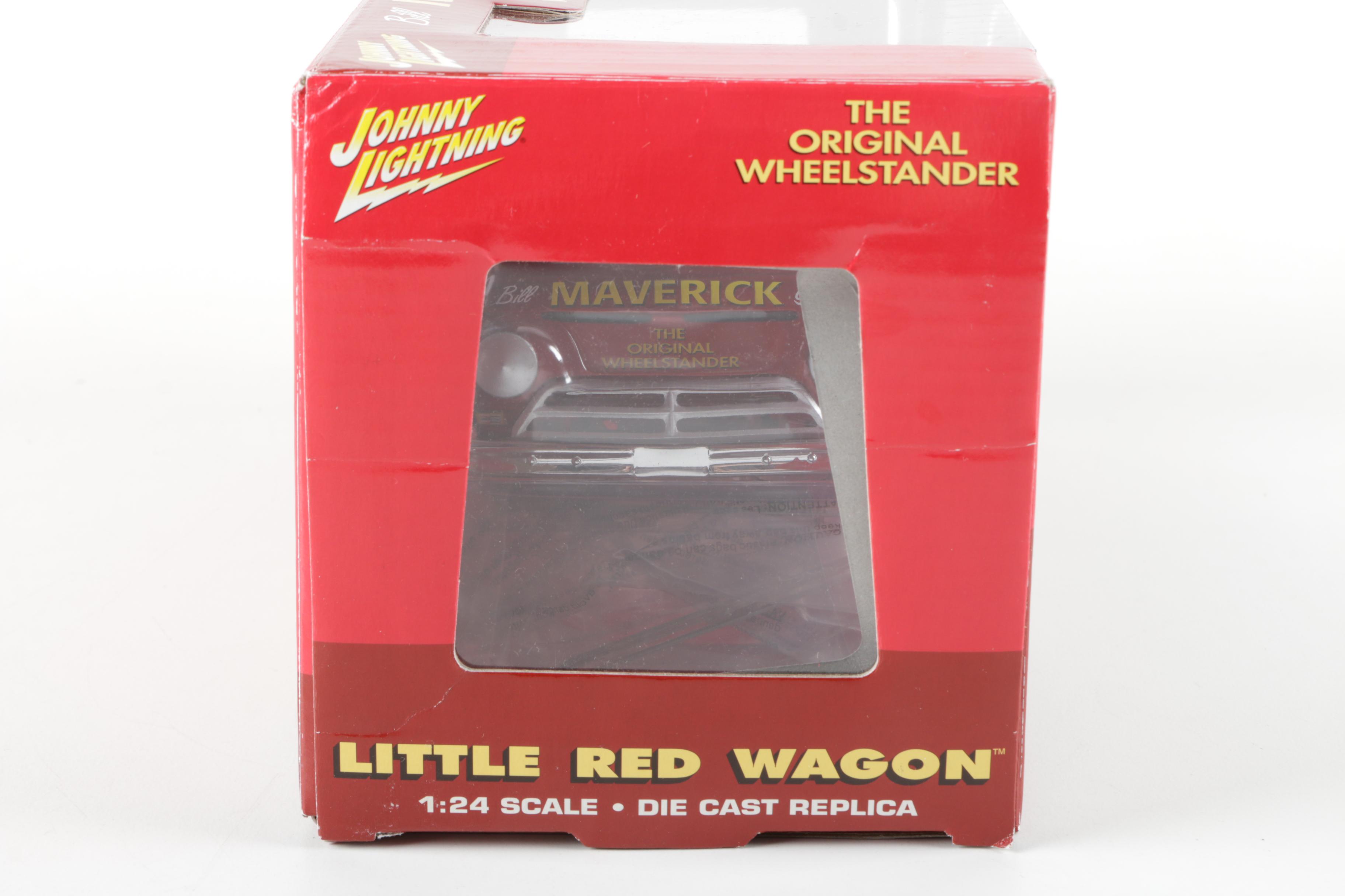 Johnny Lightning Bill Maverick "Little Red Wagon" Die-Cast Vehicles