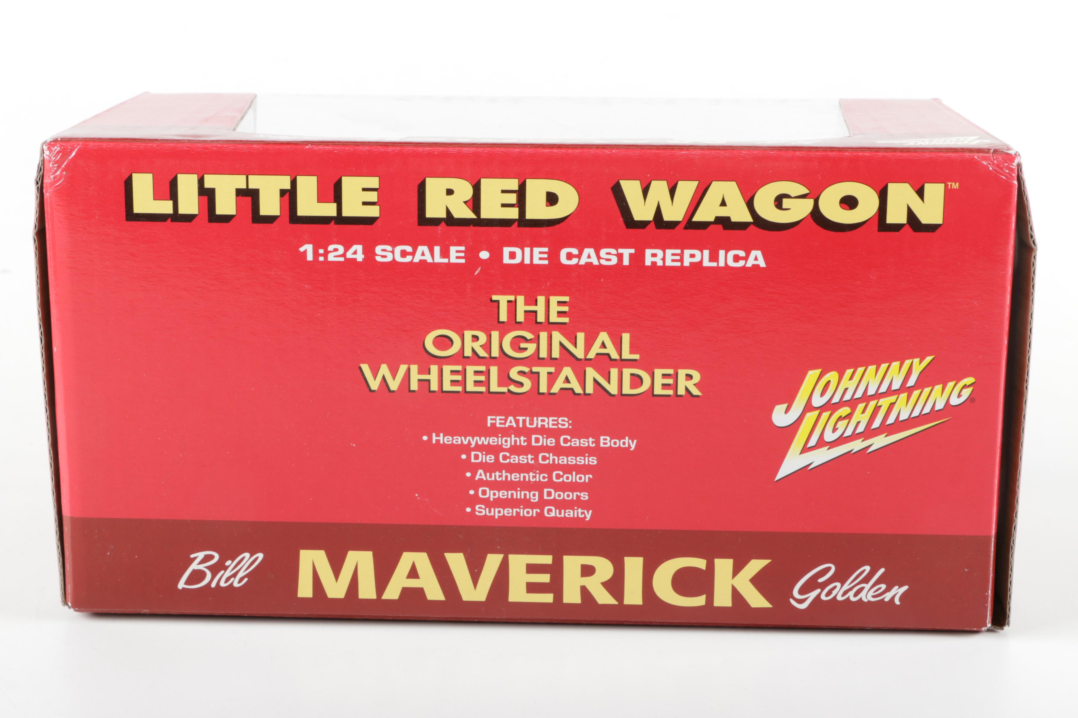 Johnny Lightning Bill Maverick "Little Red Wagon" Die-Cast Vehicles