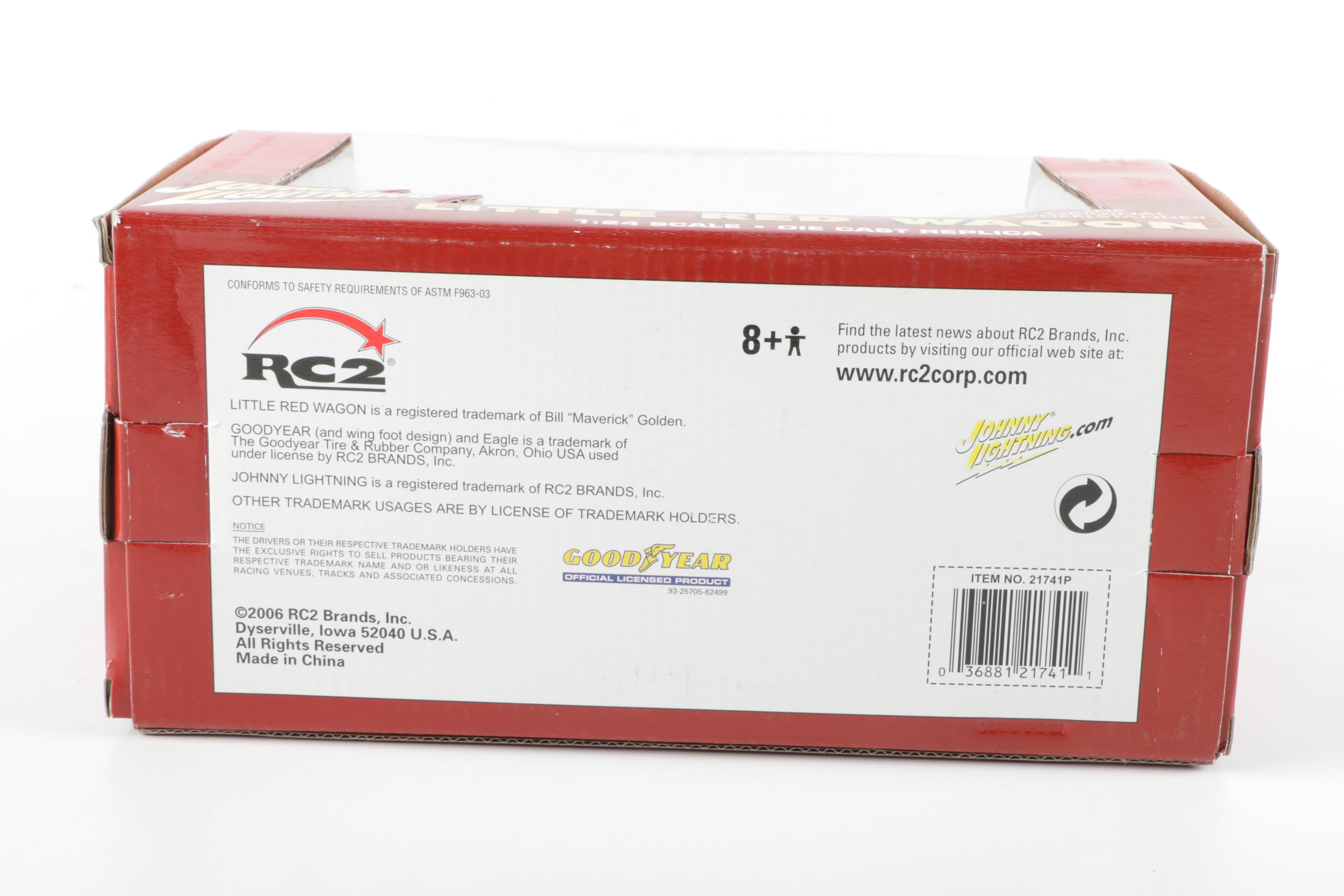 Johnny Lightning Bill Maverick "Little Red Wagon" Die-Cast Vehicles