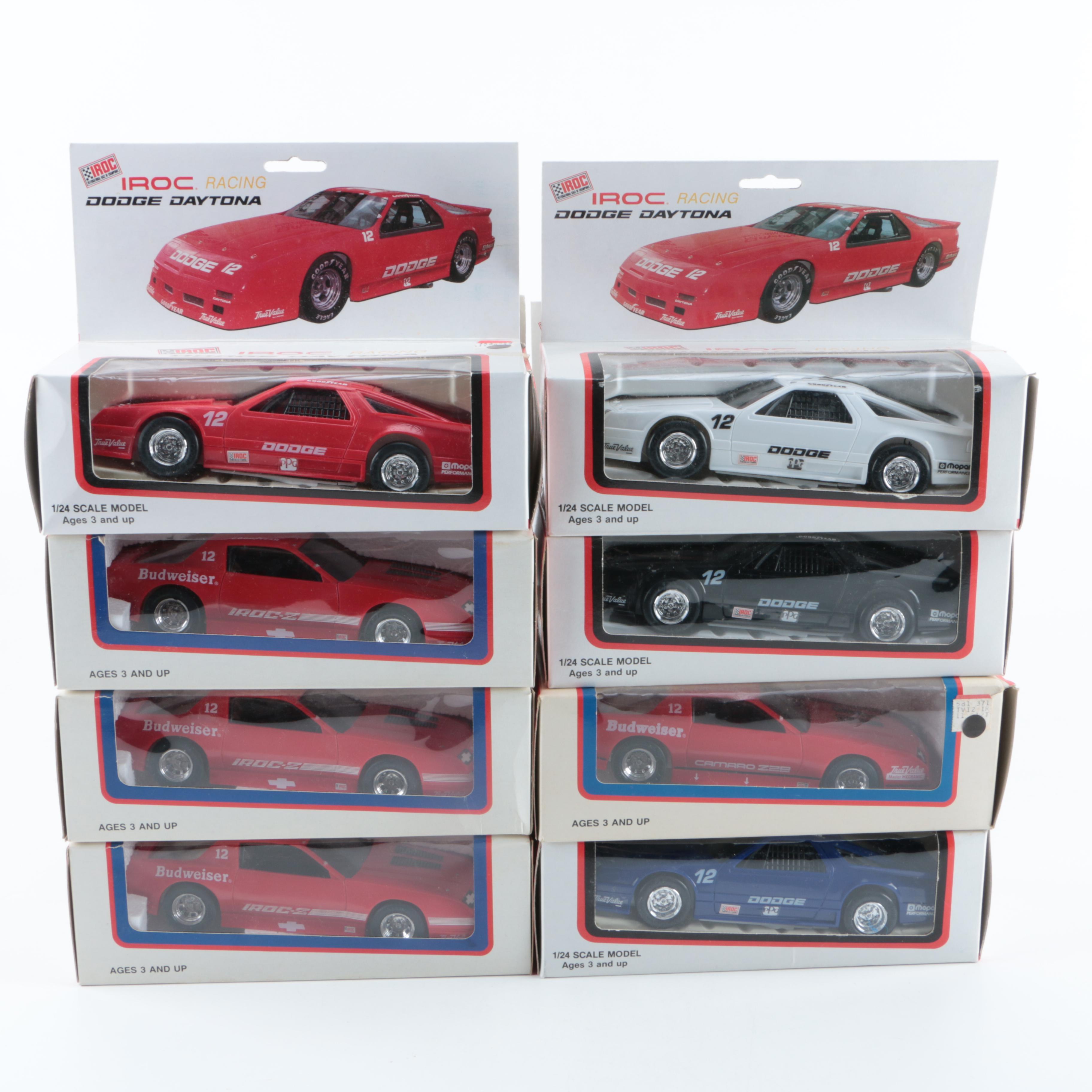 Collection of IROC Racing Die-Cast Cars