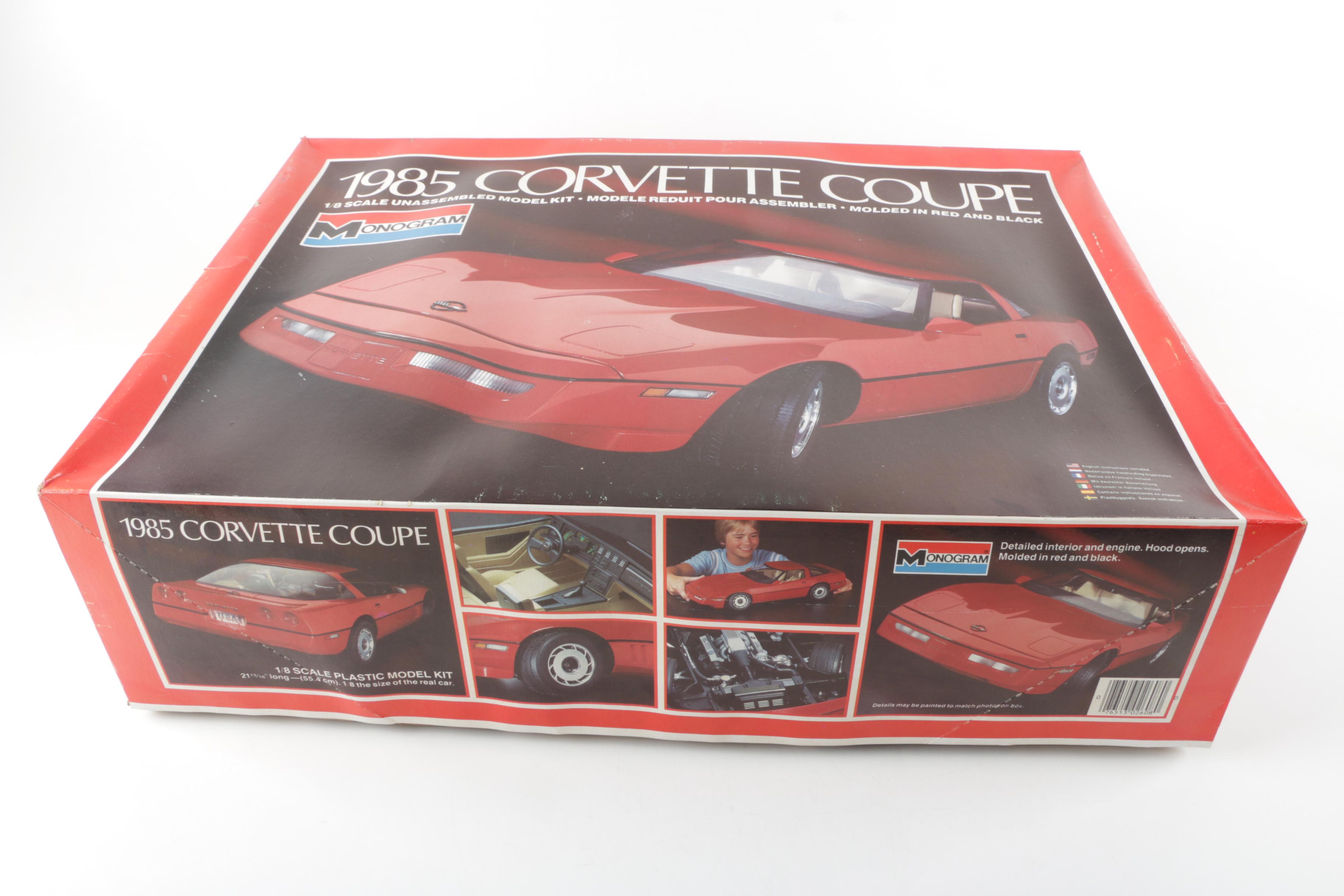 Monogram 1:8-Scale 1985 Corvette Coupe Model Kit
