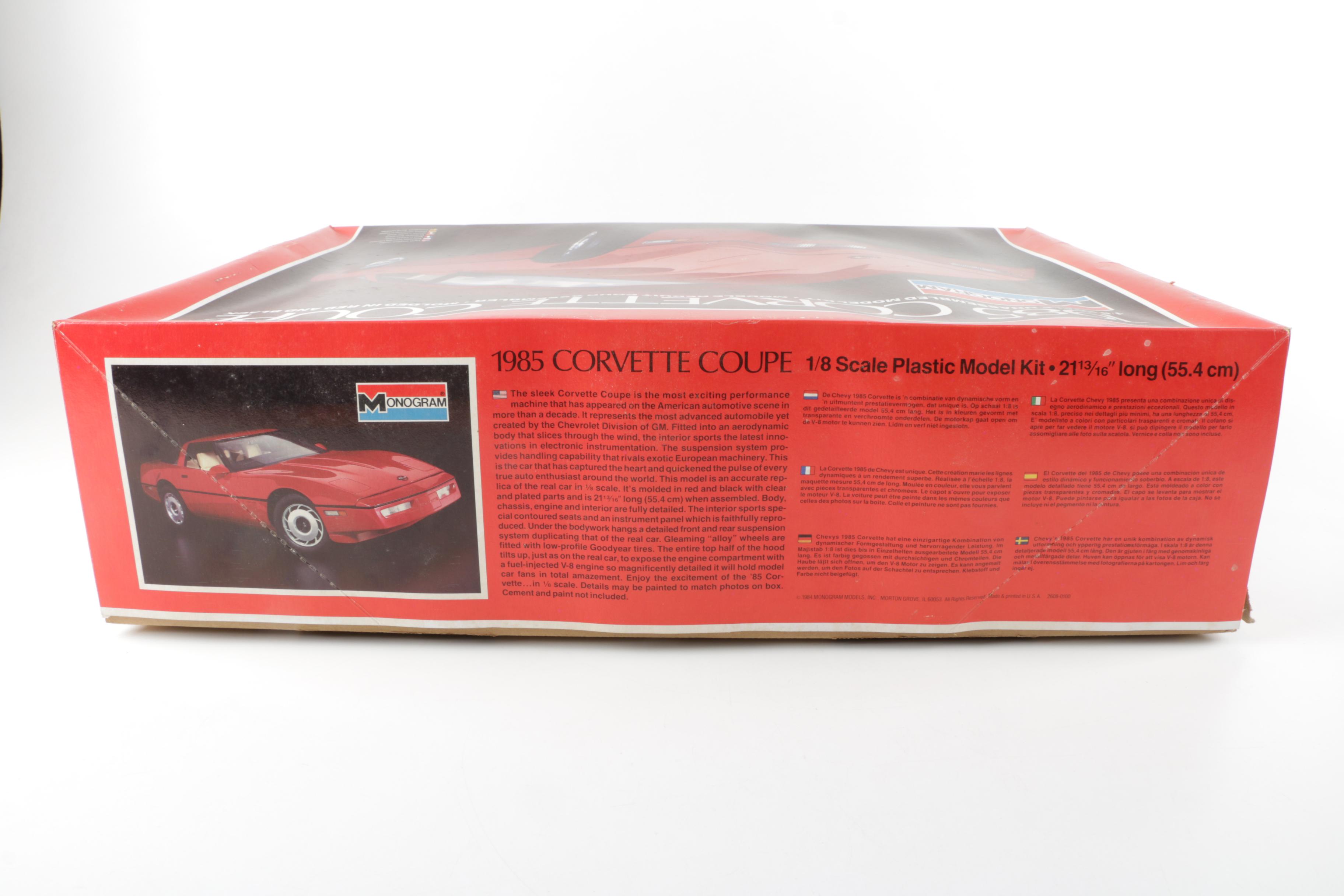 Monogram 1:8-Scale 1985 Corvette Coupe Model Kit