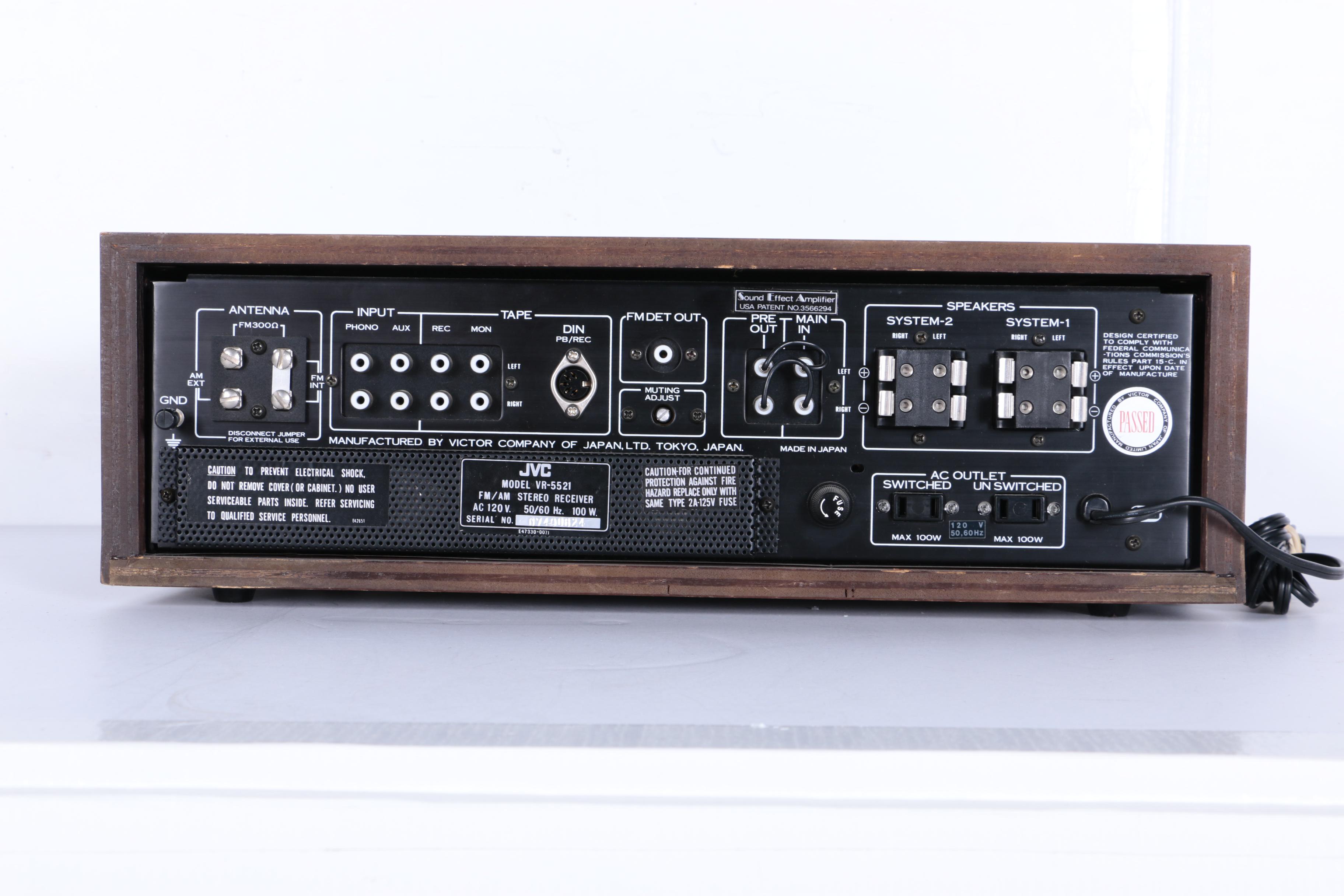 Vintage JVC Turntable and Stereo Receiver