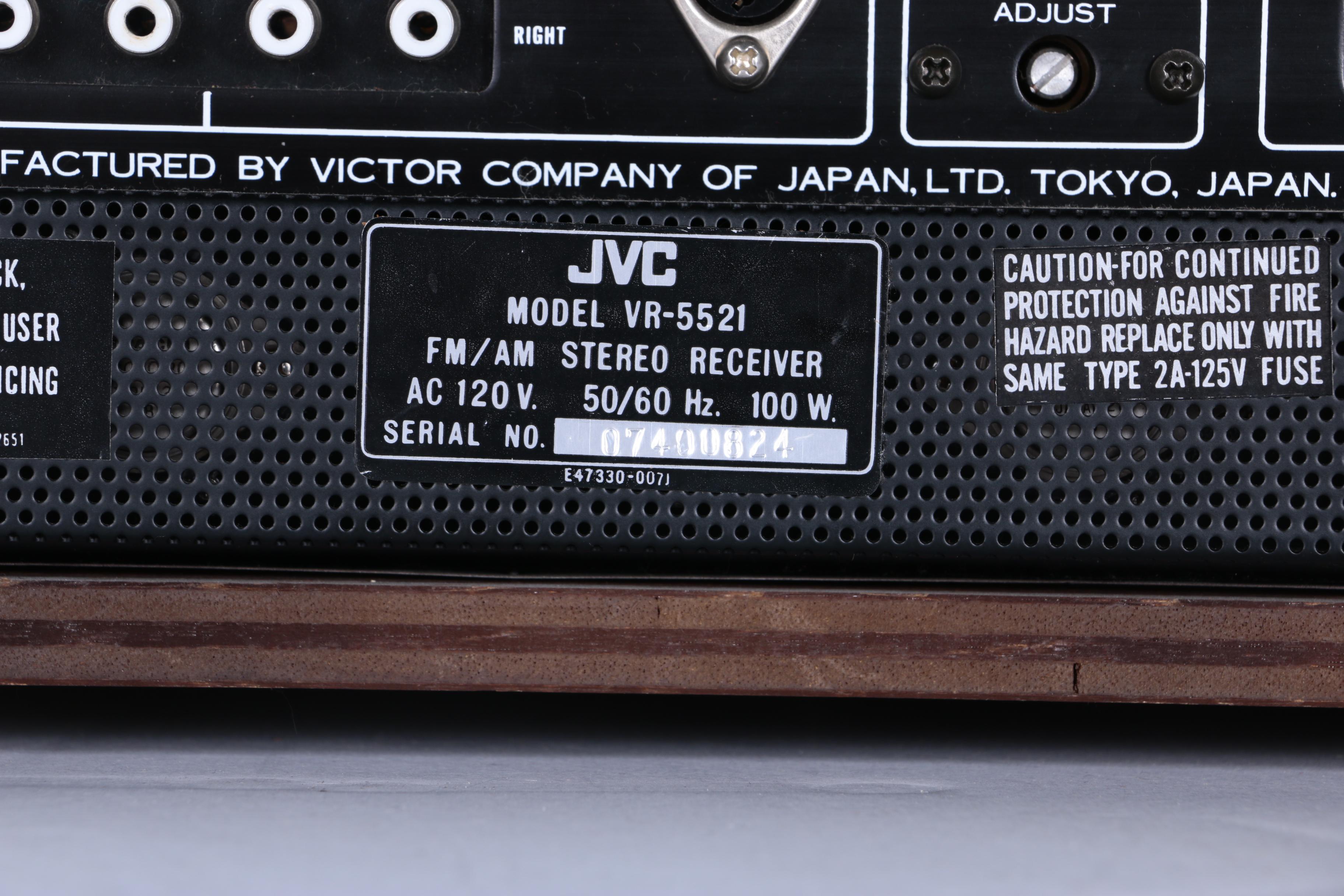 Vintage JVC Turntable and Stereo Receiver