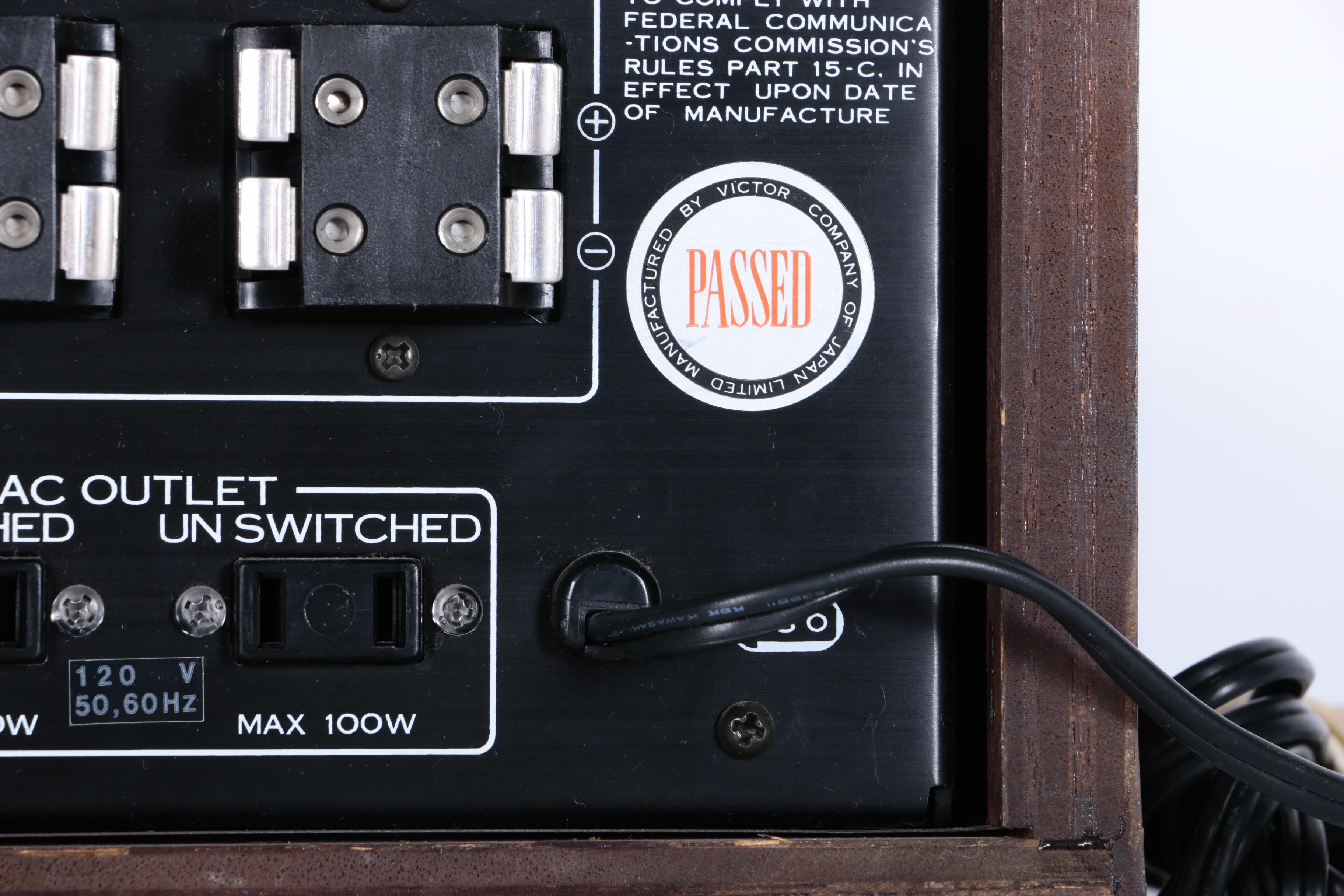 Vintage JVC Turntable and Stereo Receiver