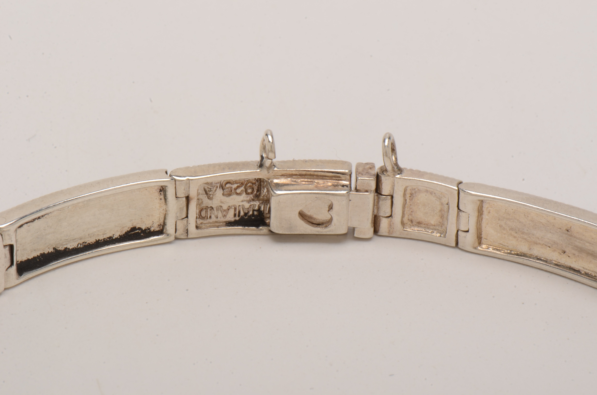 Two Sterling Silver and Marcasite Bracelets