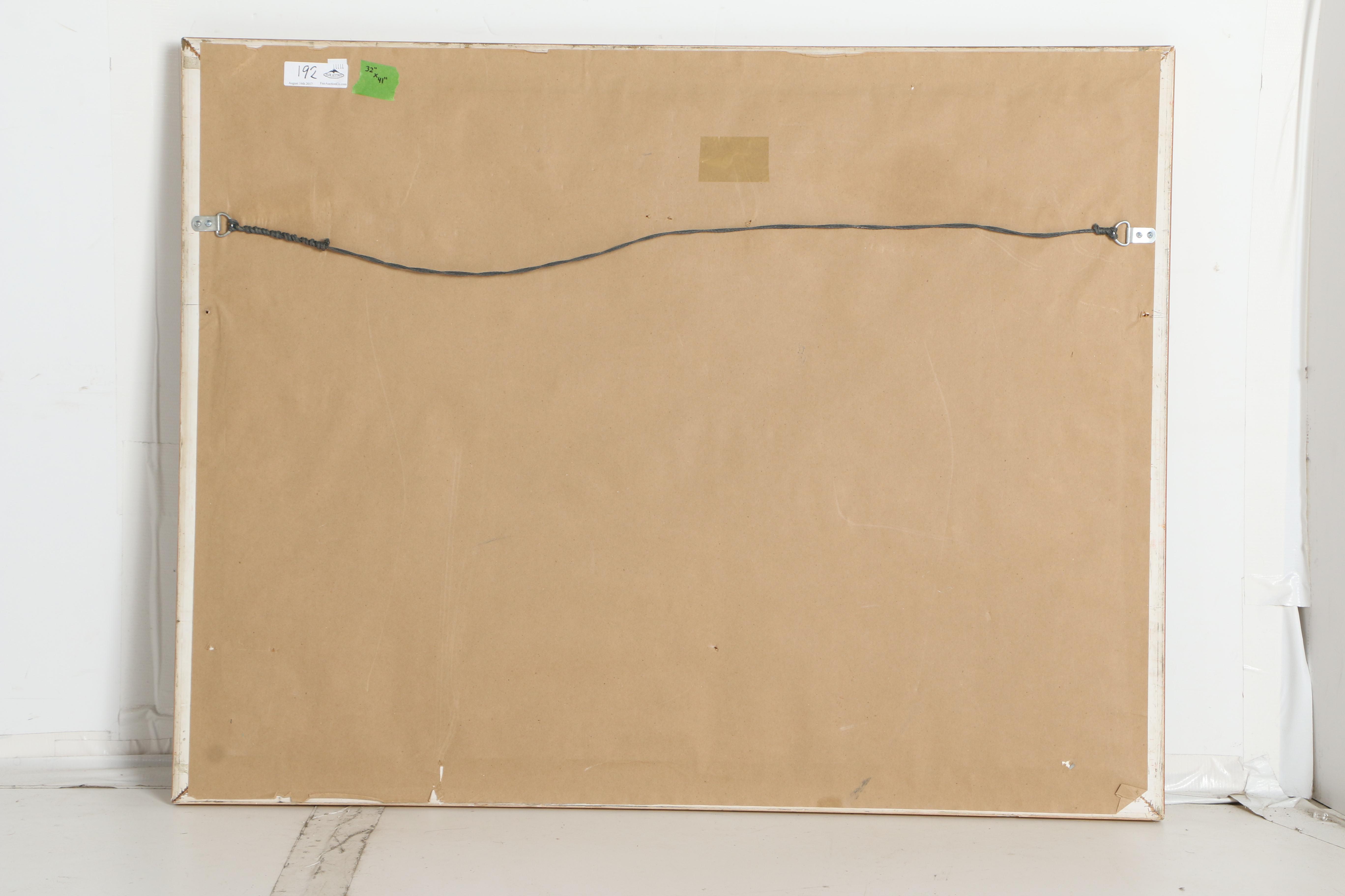 Don Hatfield 1989 Limited Edition Serigraph on Paper "The Basket"