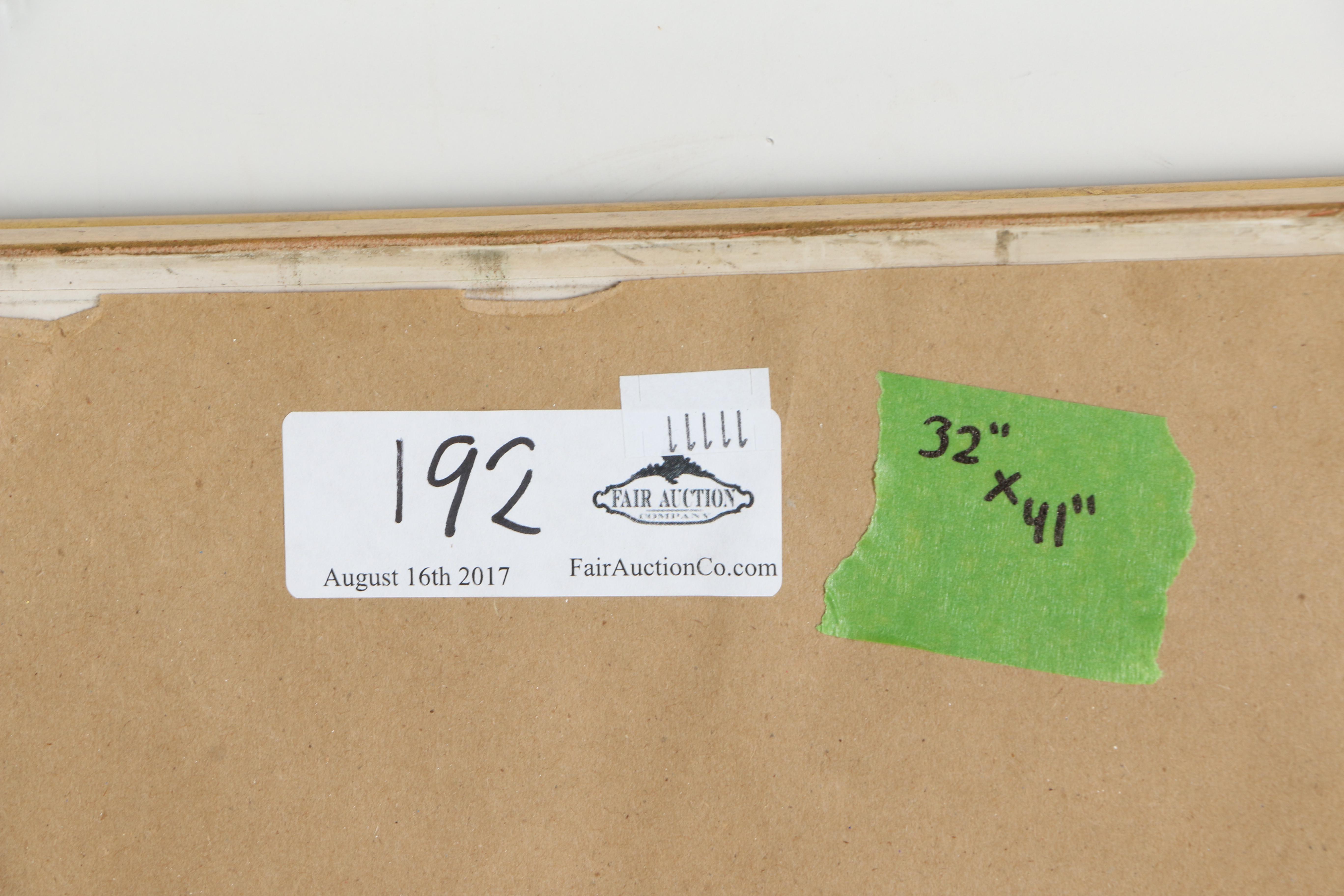 Don Hatfield 1989 Limited Edition Serigraph on Paper "The Basket"