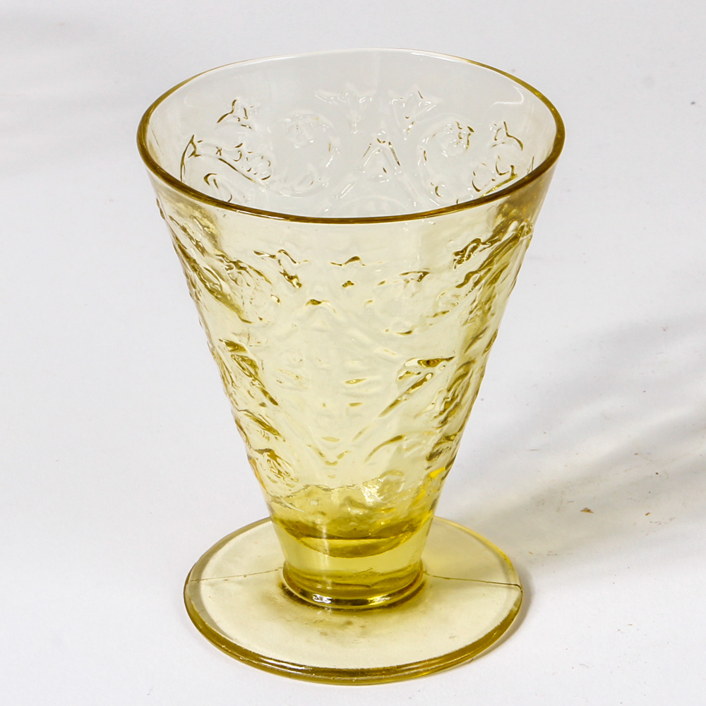 Assortment of Federal Glass "Madrid Amber" Tableware