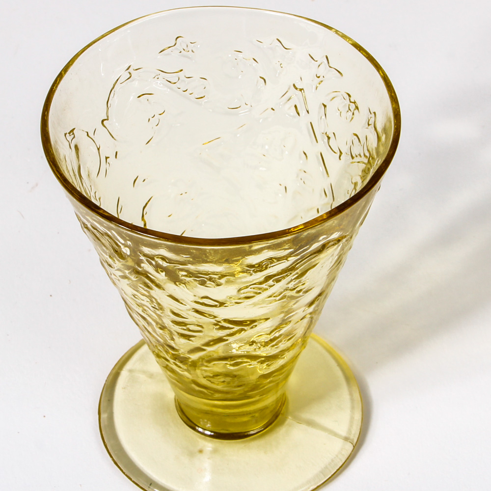 Assortment of Federal Glass "Madrid Amber" Tableware