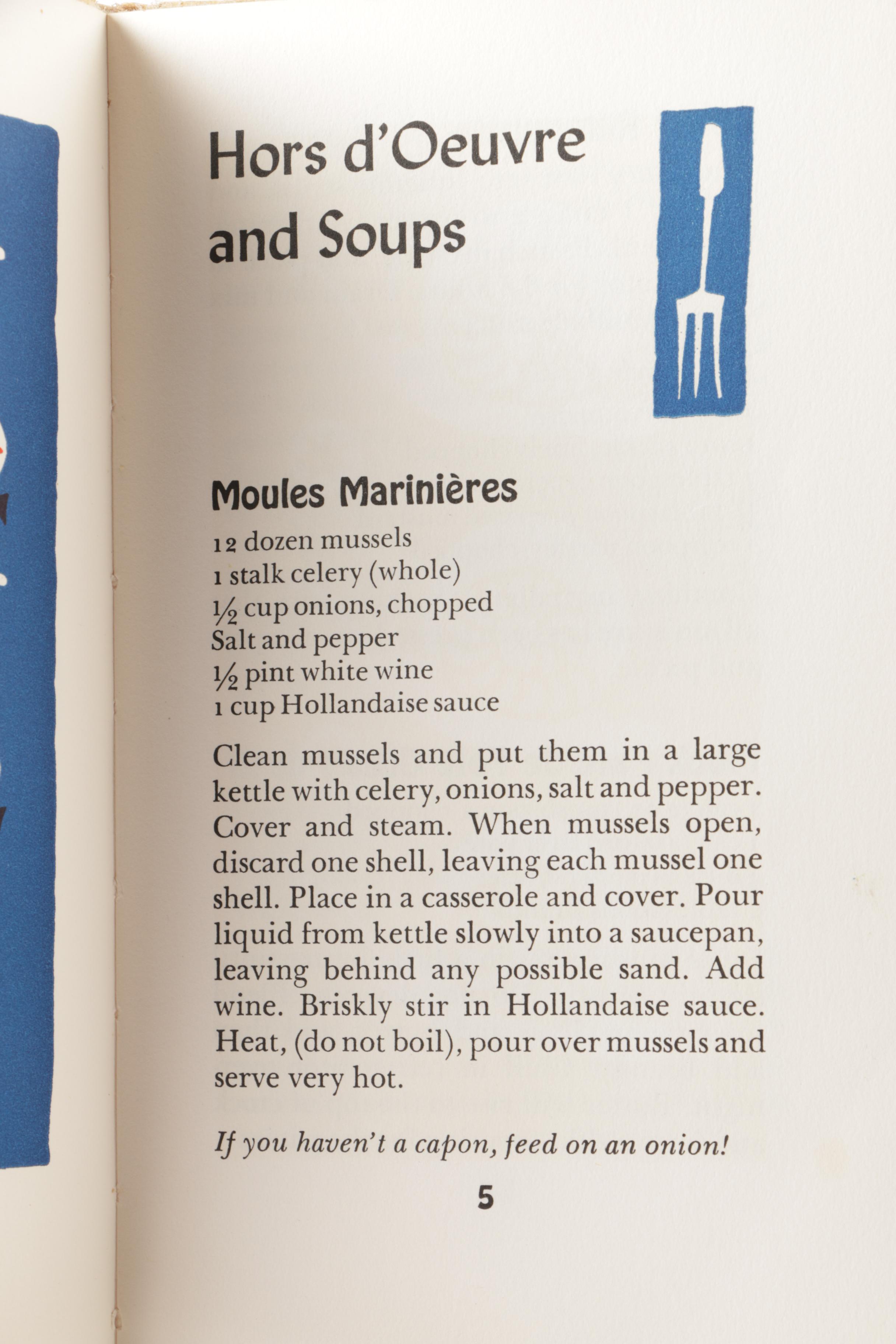 Mid-Century Cookbooks with Decorations by Ruth McCrea