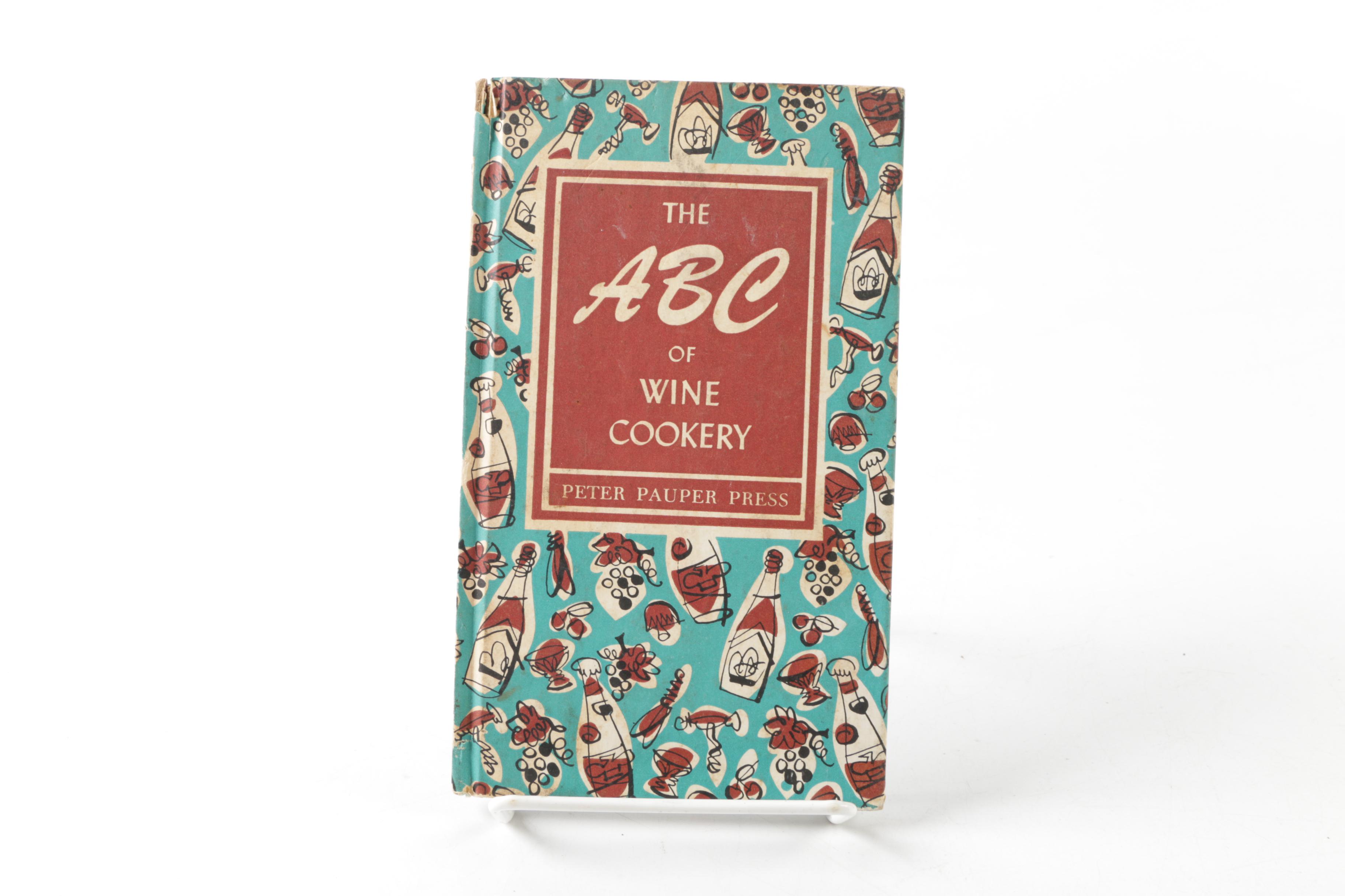 Mid-Century Cookbooks with Decorations by Ruth McCrea