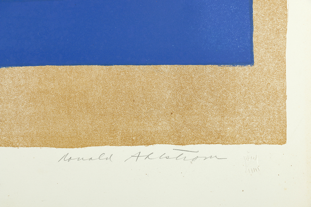 Ronald Ahlström Assorted Works on Paper Including Limited Edition Lithograph